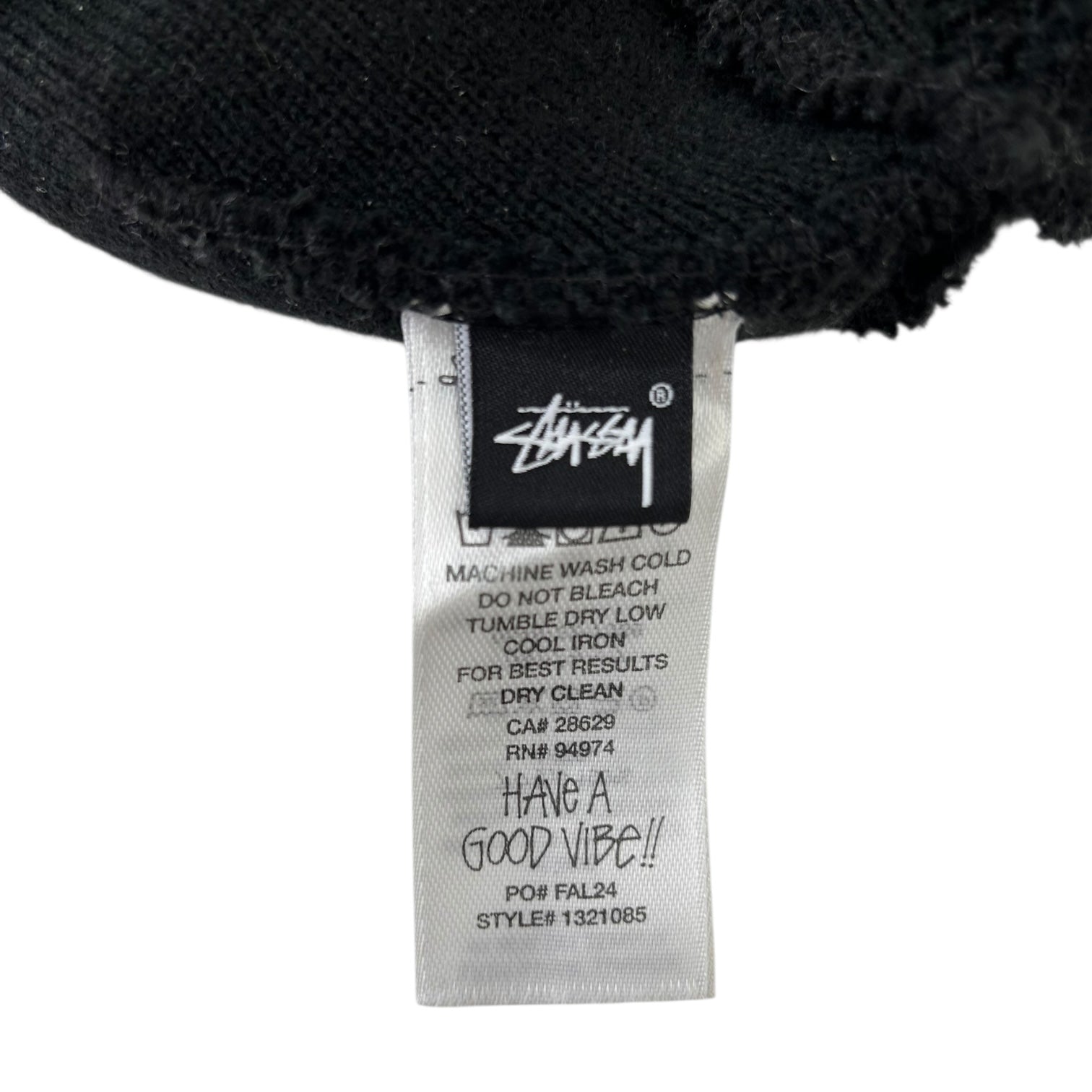 Stussy Stock Logo Toque Black