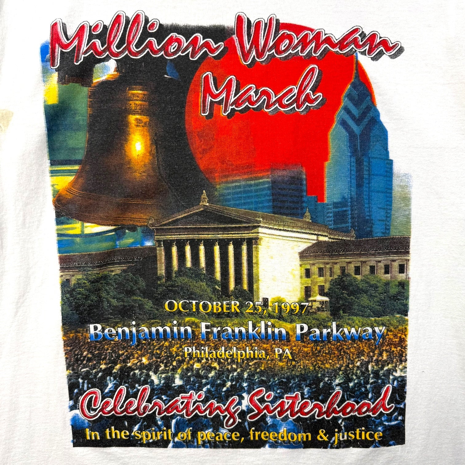 1997 Million Woman March Tee White