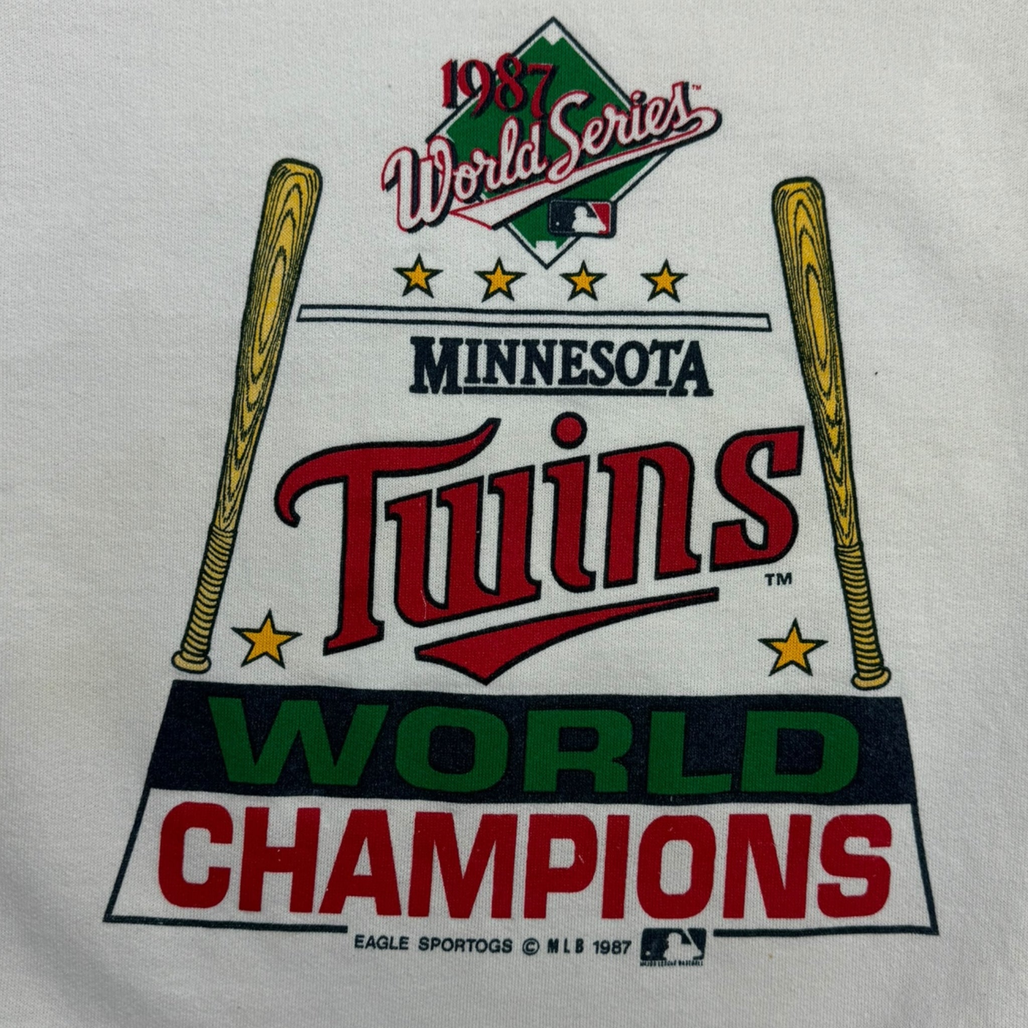 1987 Minnesota Twins World Chanpions MLB Crewneck