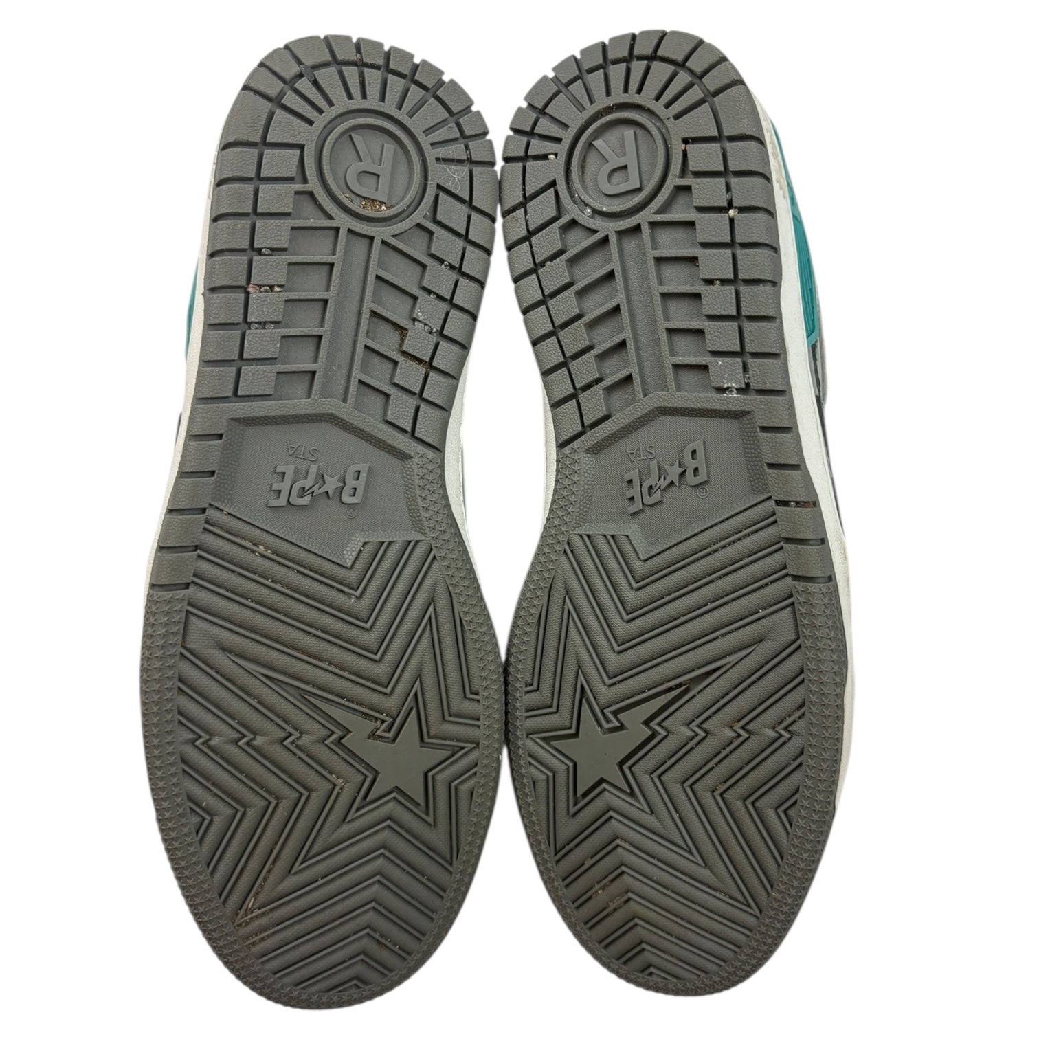 BAPE SK8 Sta Grey Turquoise (Used)