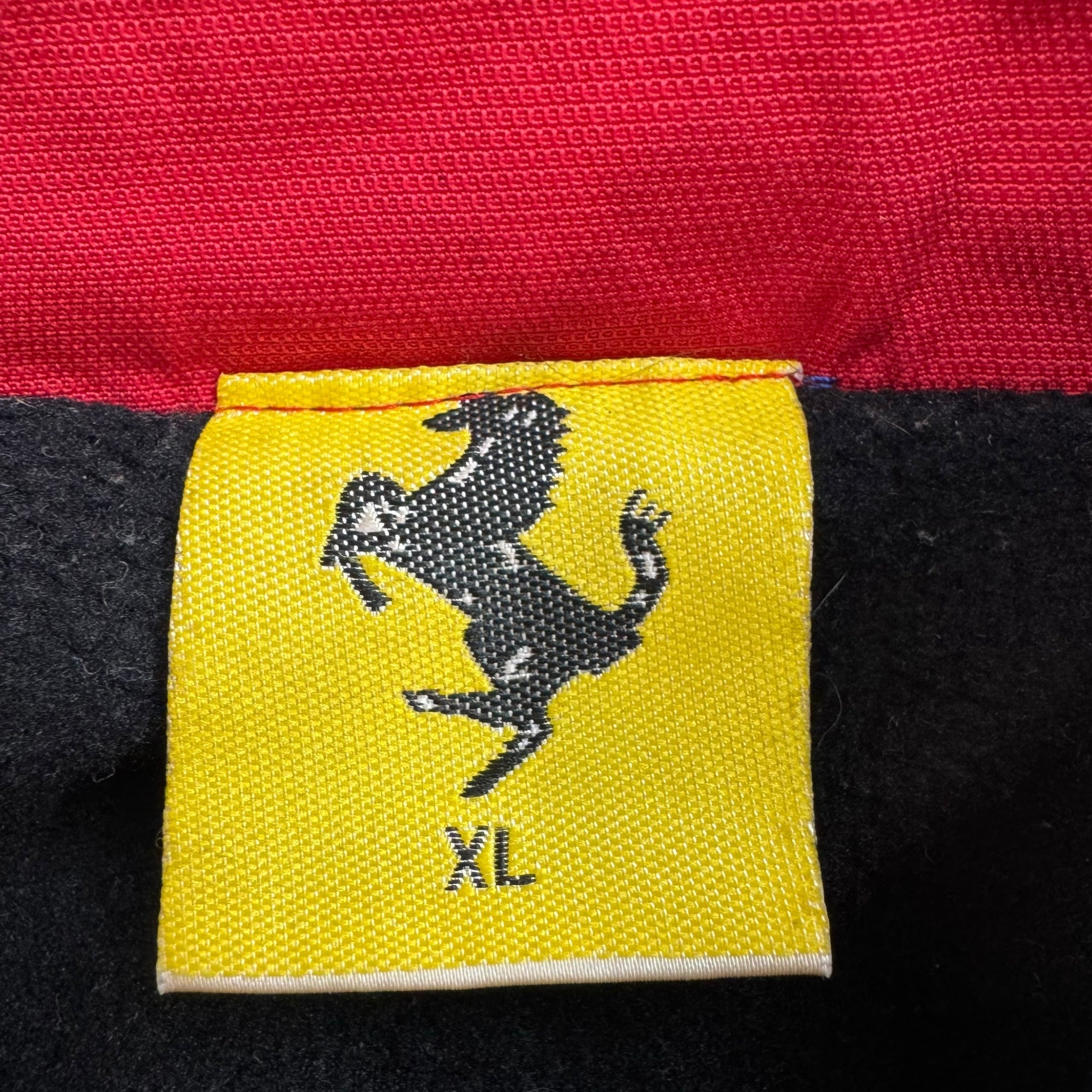 Vintage Ferrari Michael Schumacher Racing Jacket Black Red White