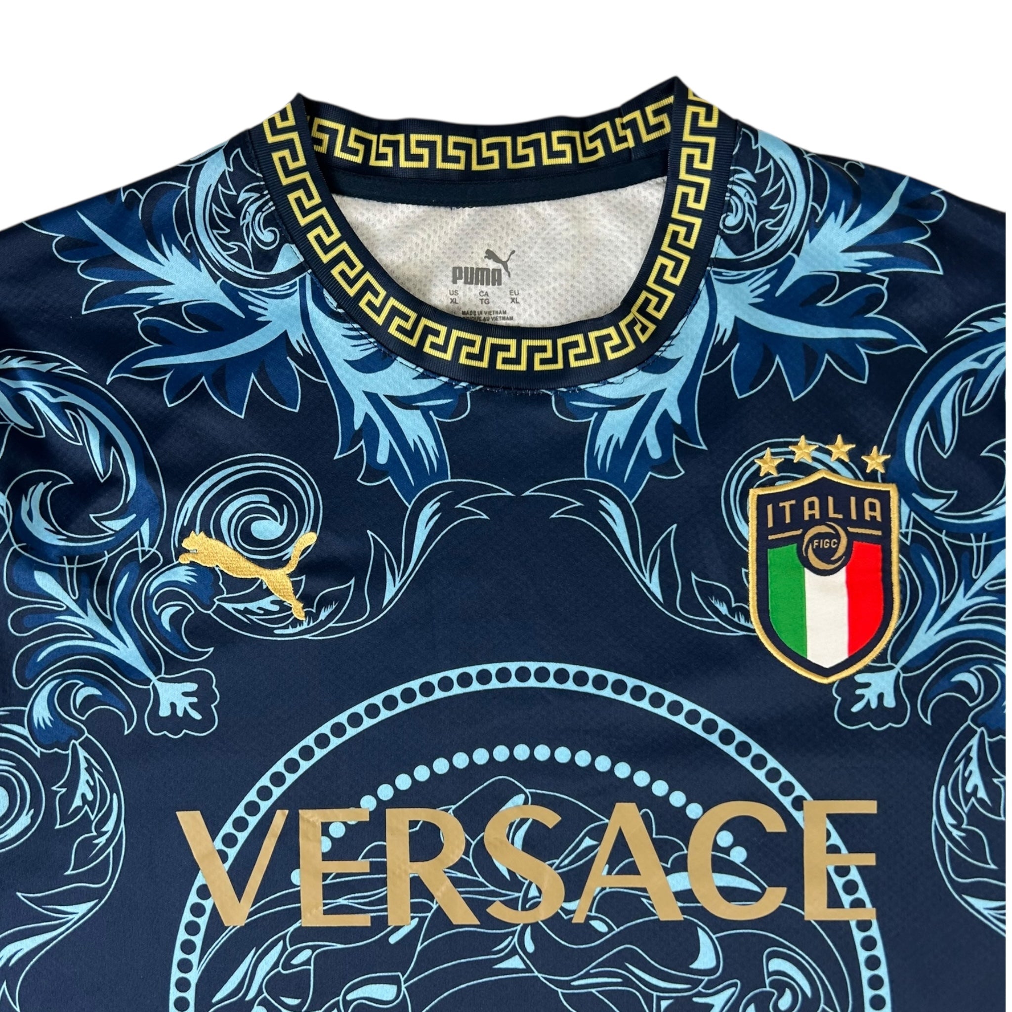 Italy Adidas x Versace Soccer Jersey 2022-23 Limited Football Shirt