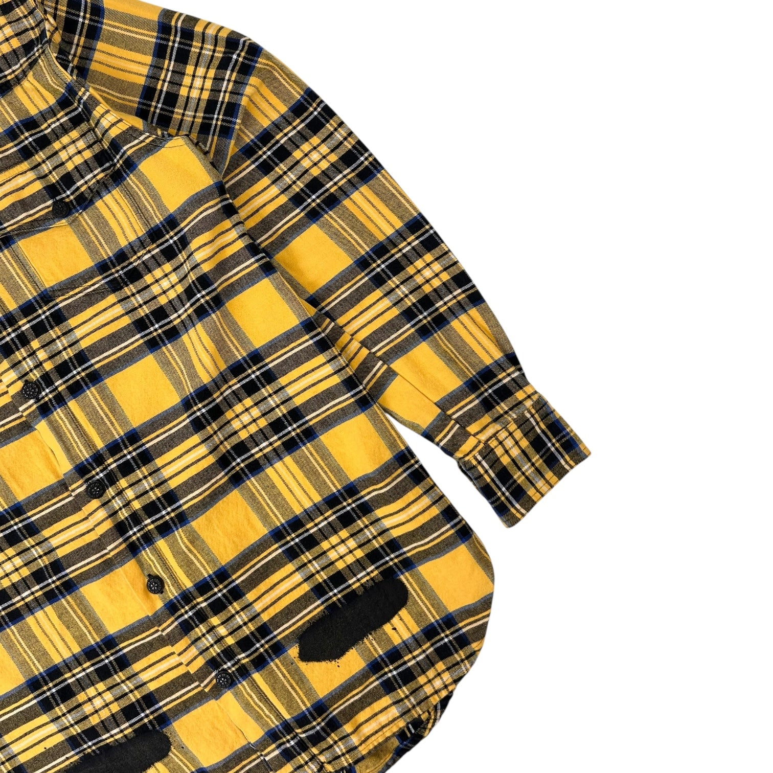 Off-White Spray Paint Flannel Yellow