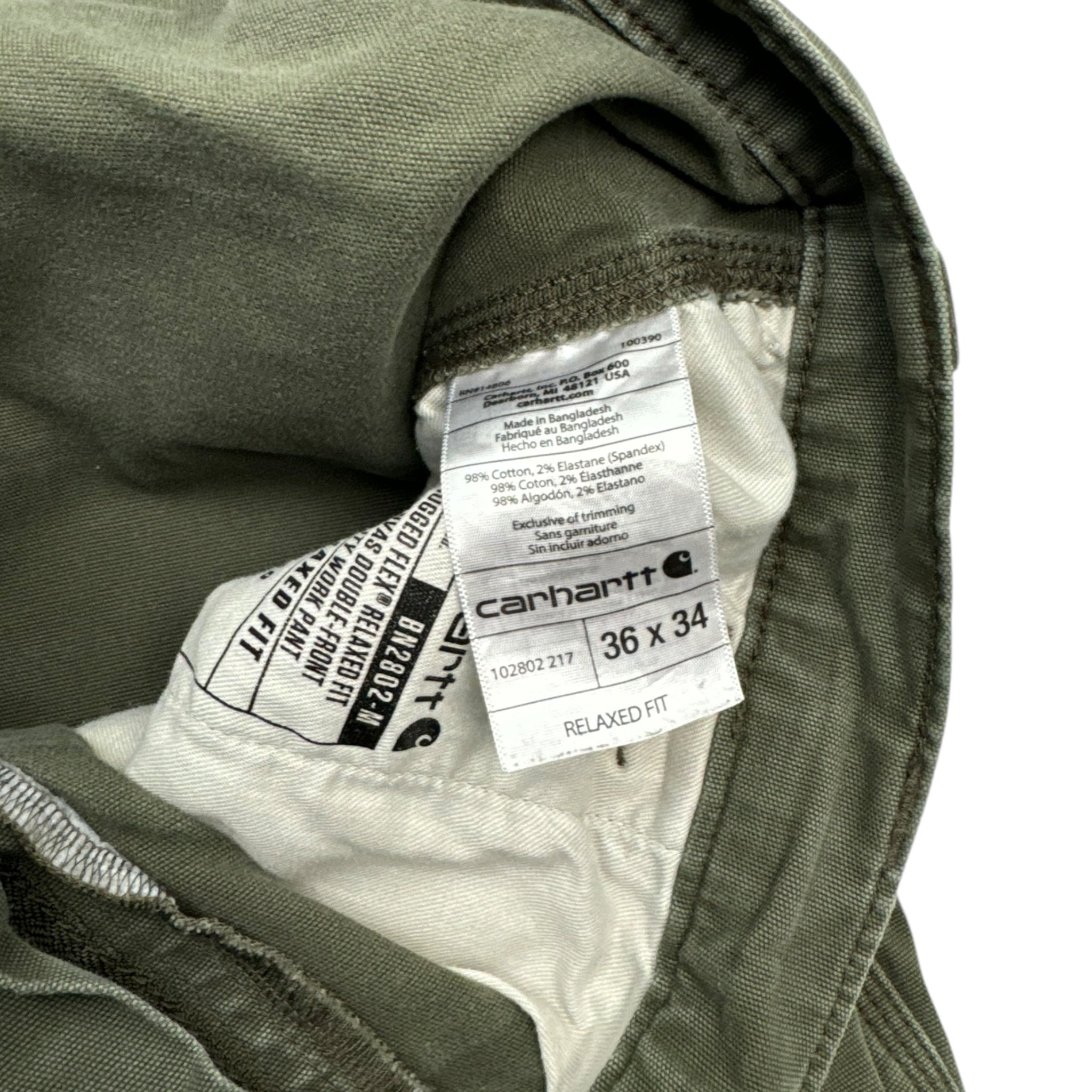 Carhartt Forest Green Double Knee Bottoms