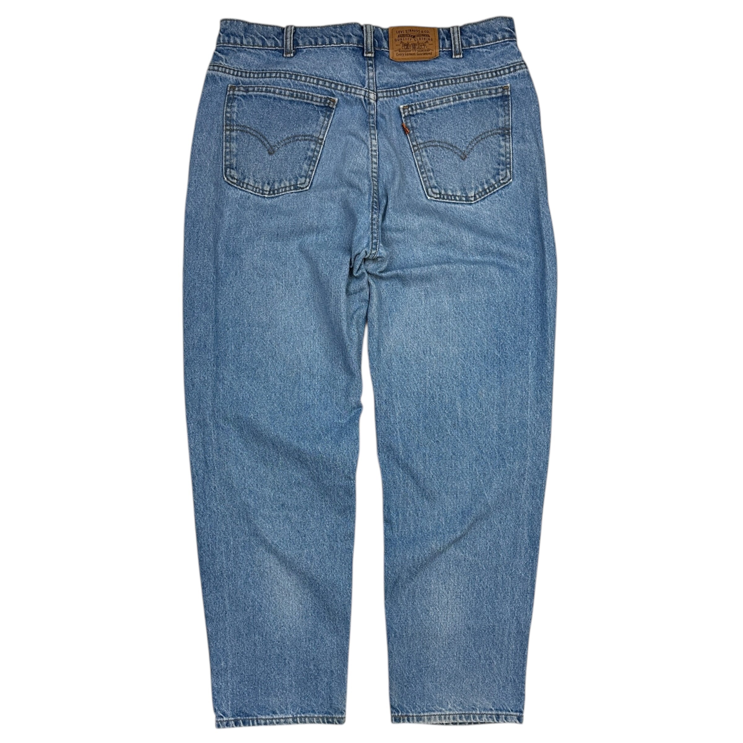 Vintage Levis Orange Tab 506 Light Wash Denim