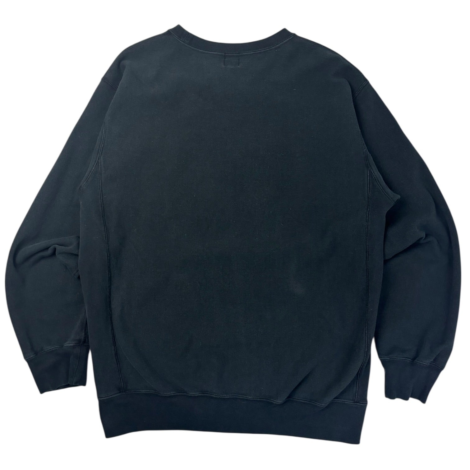 Vintage Bape Ape Head Spell Out Crewneck Black