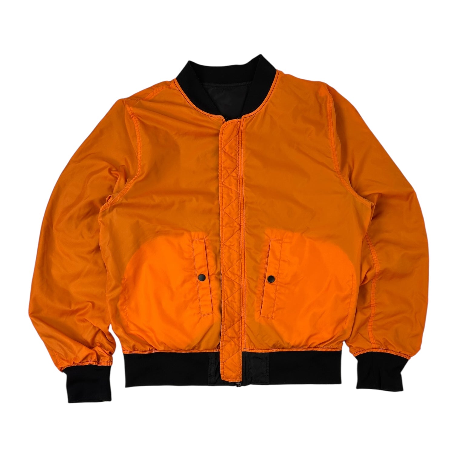 Vintage Reversible Bomber Jacket Black