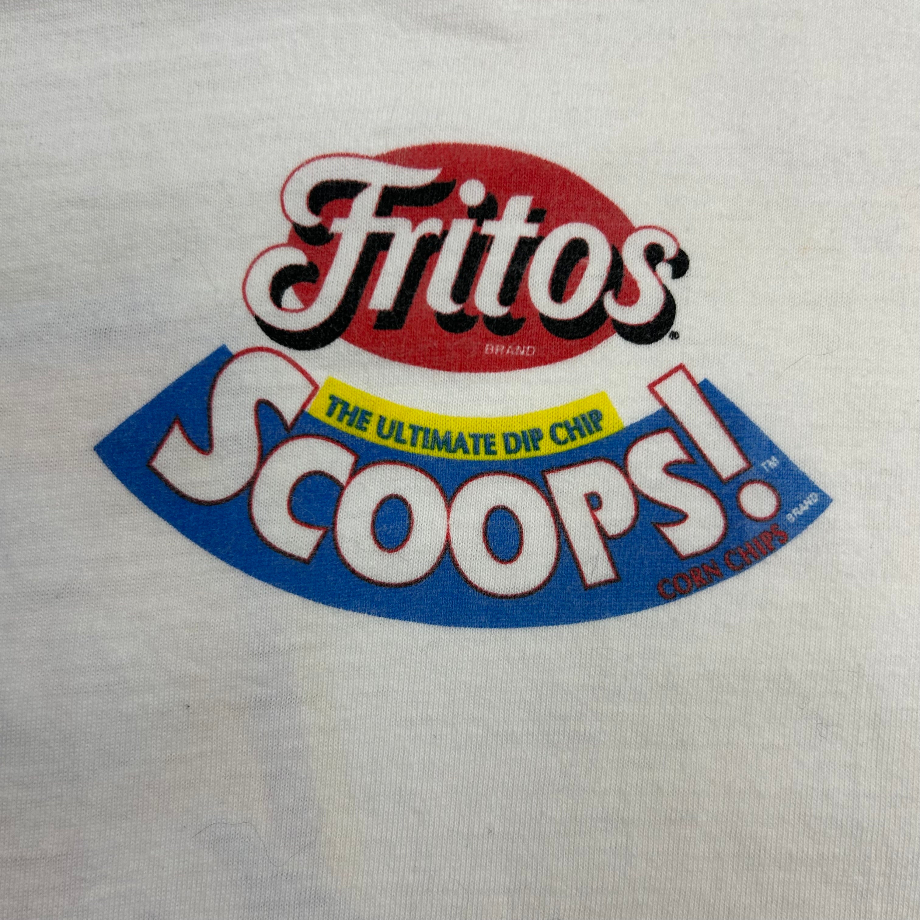 Vintage Fritos Scoops Reba Promo Tee White