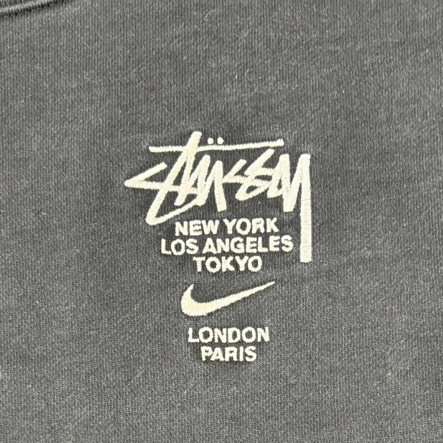 Stussy x Nike World Tour Crewneck Black