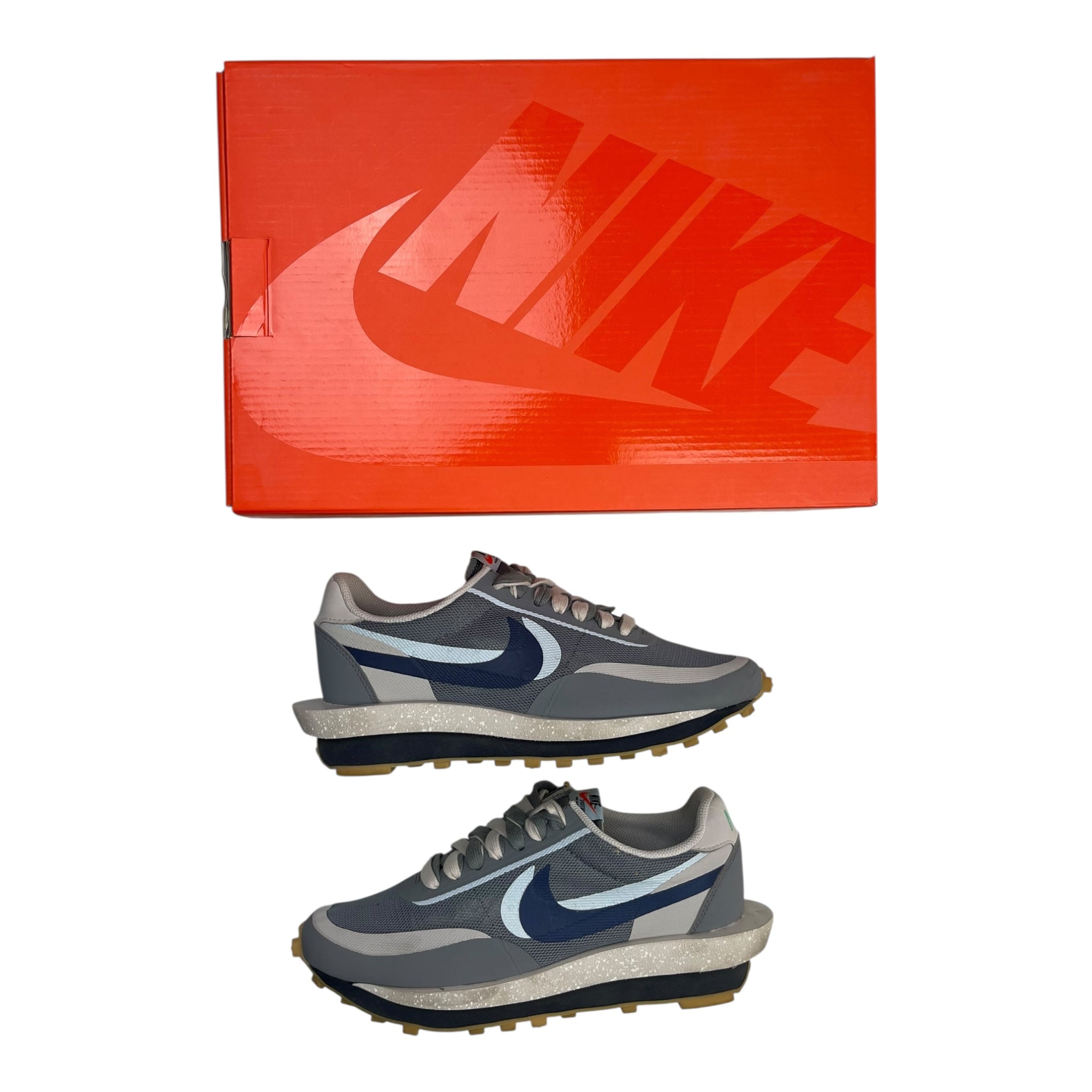 Nike LD Waffle Sacai CLOT Kiss of Death 2 Cool Grey