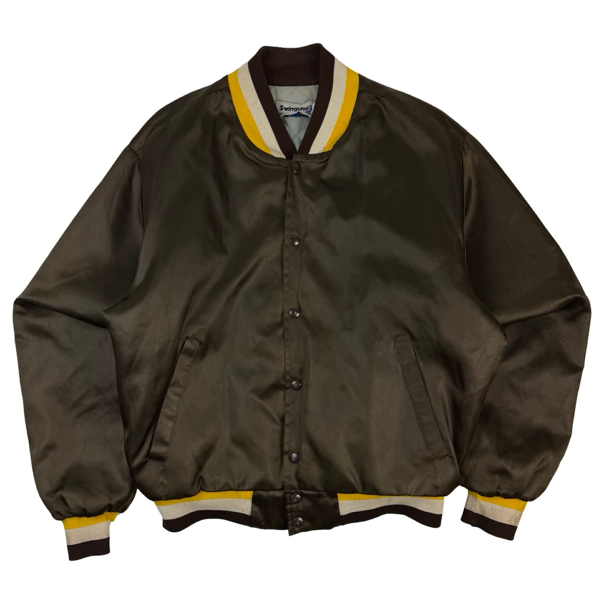 Vintage Swingster Wyoming Cowboys Jacket Brown