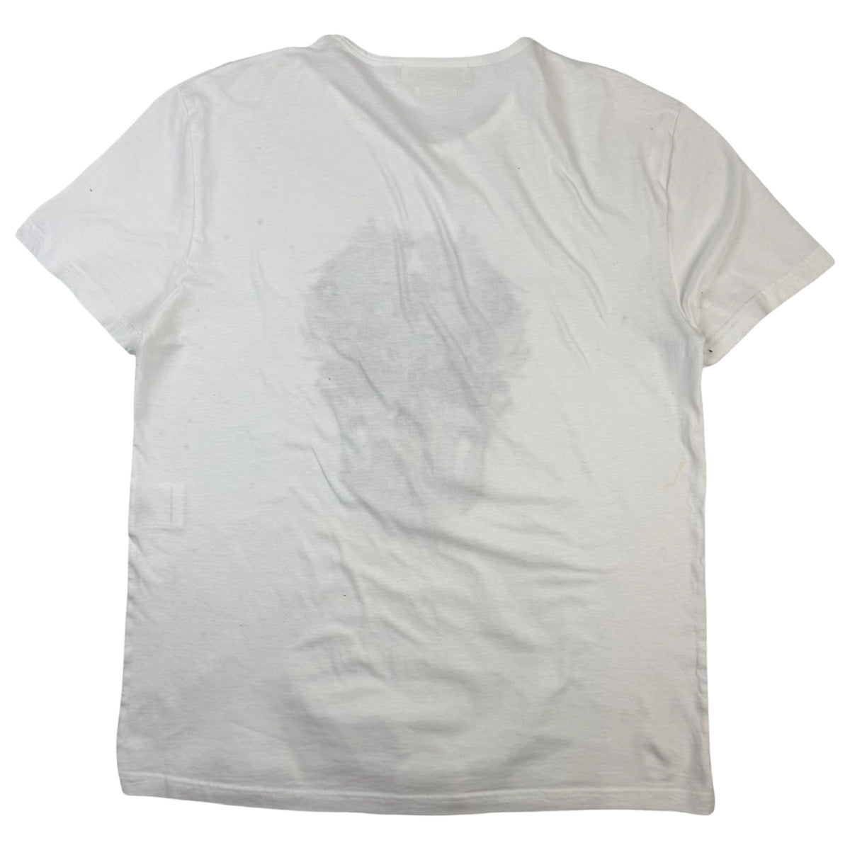 (W) Alexander McQueen Skull Print T-Shirt White