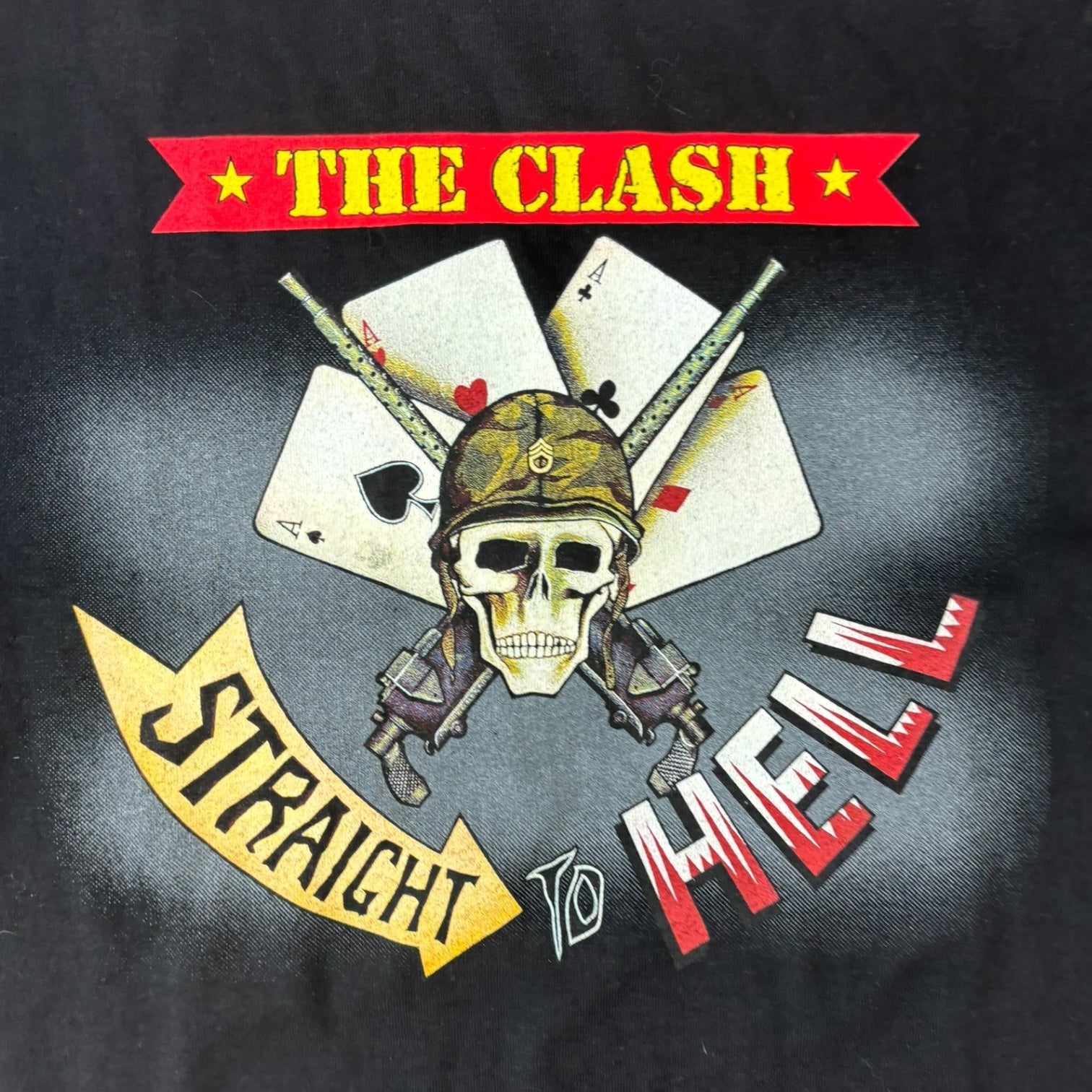 Vintage The Clash “Straight To Hell” T-Shirt Black
