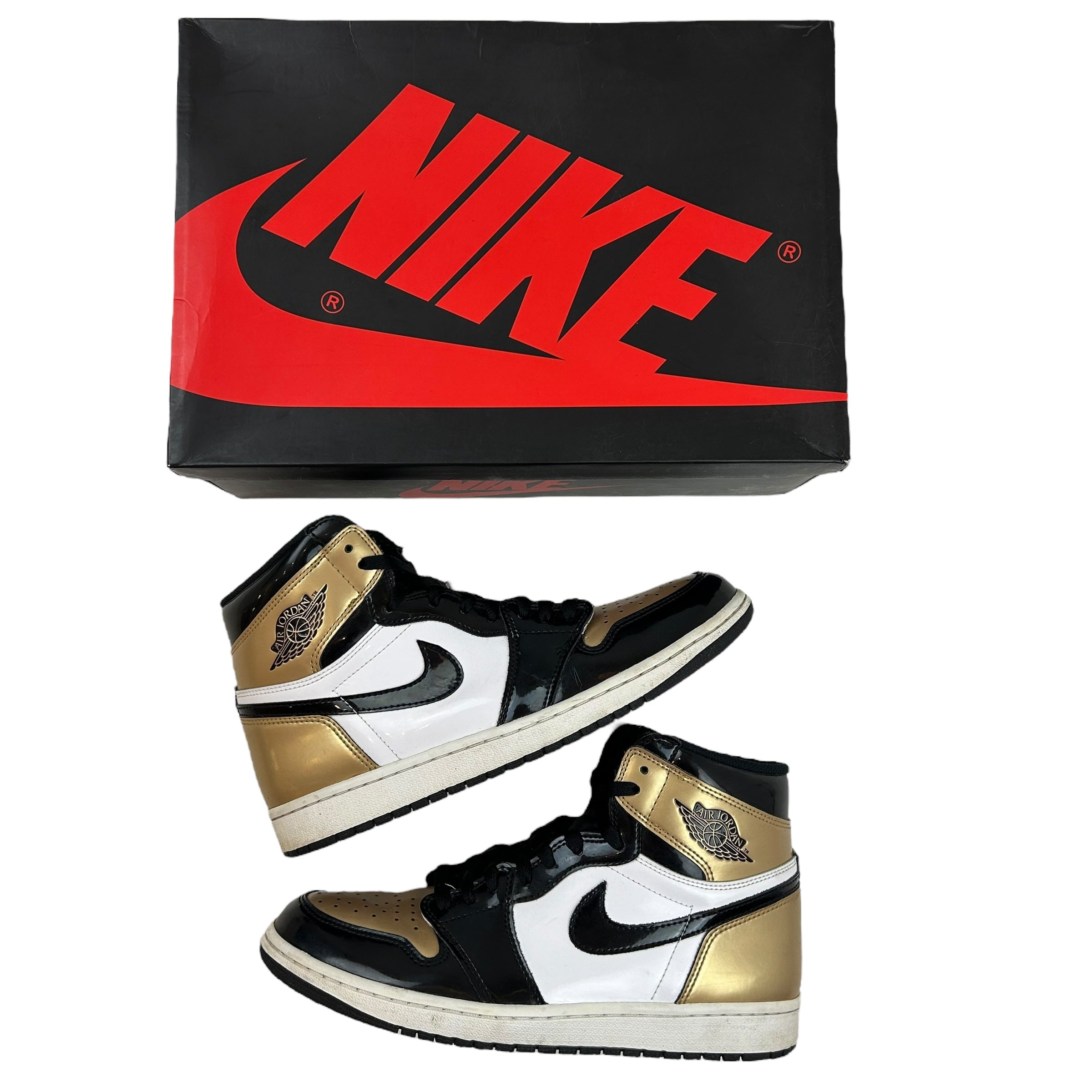 Air Jordan 1 High Patent Gold Toe (Used)