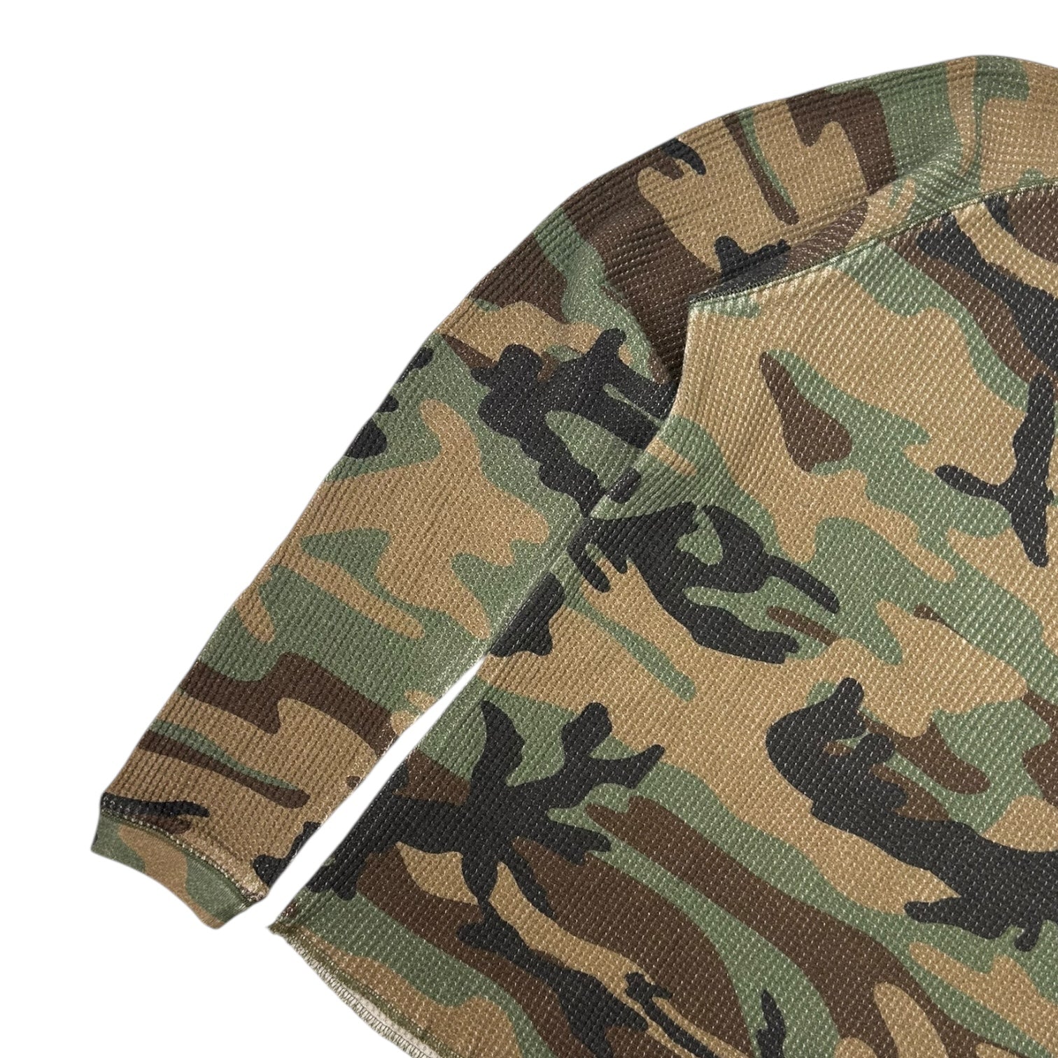 Stüssy Raglan Thermal Woodland Camo