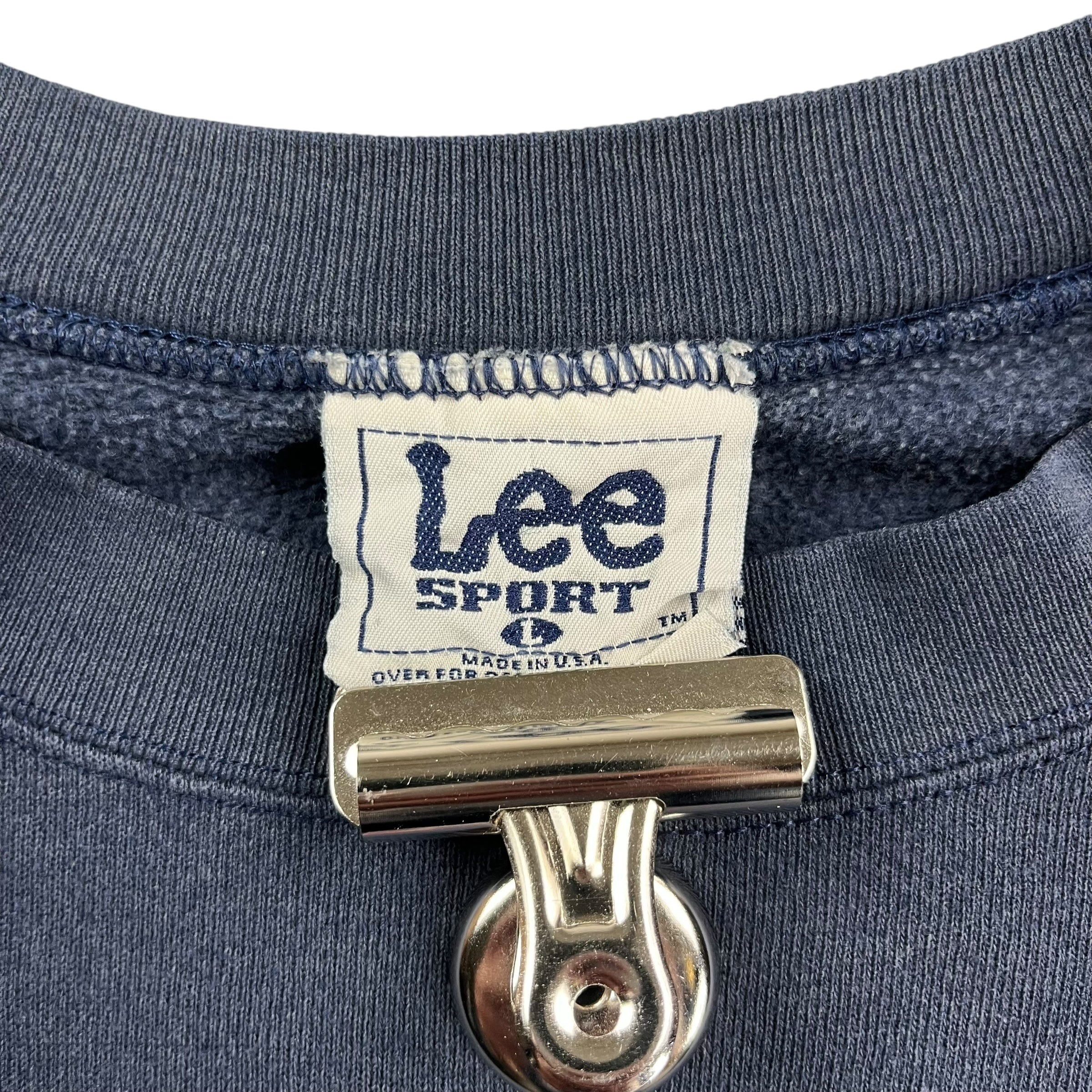 1998 Lee New York Yankees Champions Crewneck Navy Blue