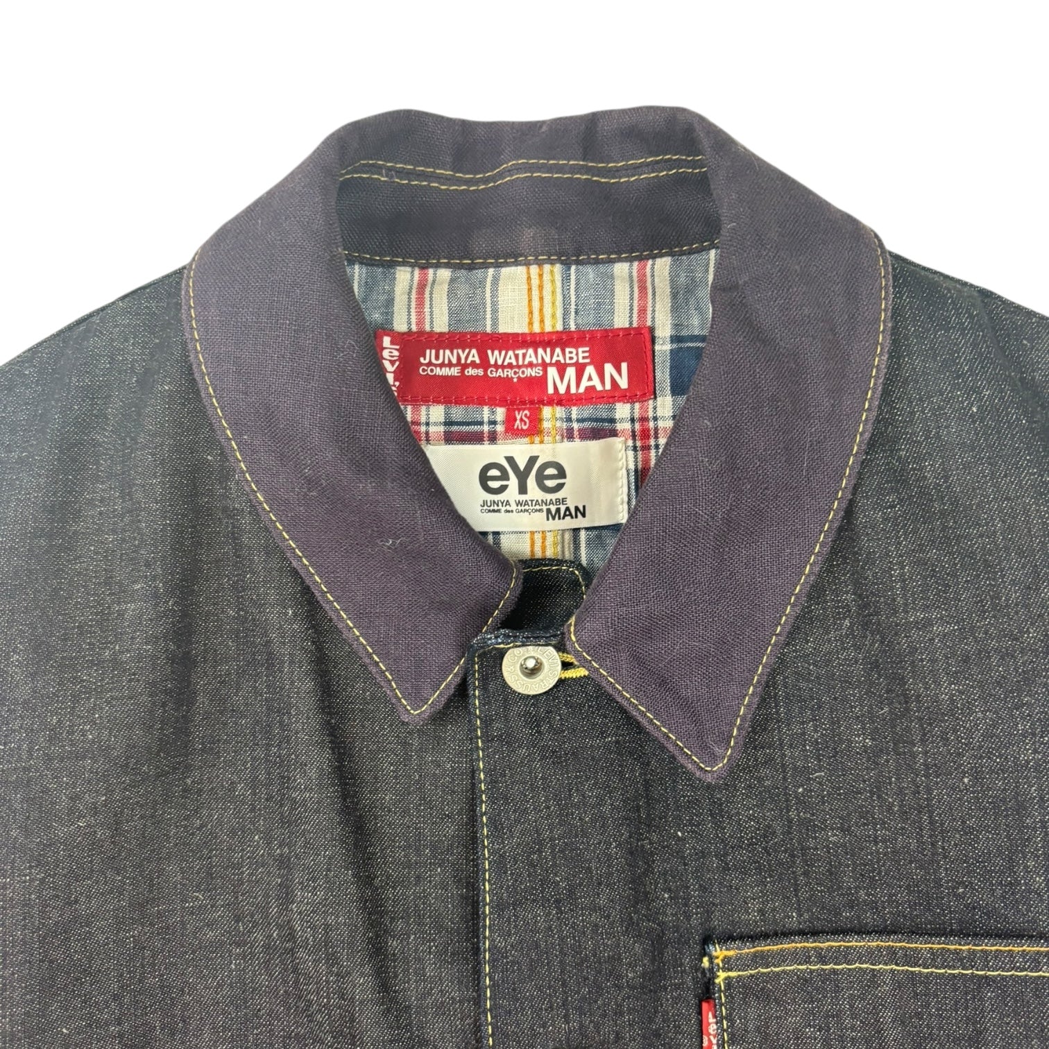 Junya Watanabe Man x Eye Comme Des Garcons x Levis SS16 Denim Chore Jacket Indigo