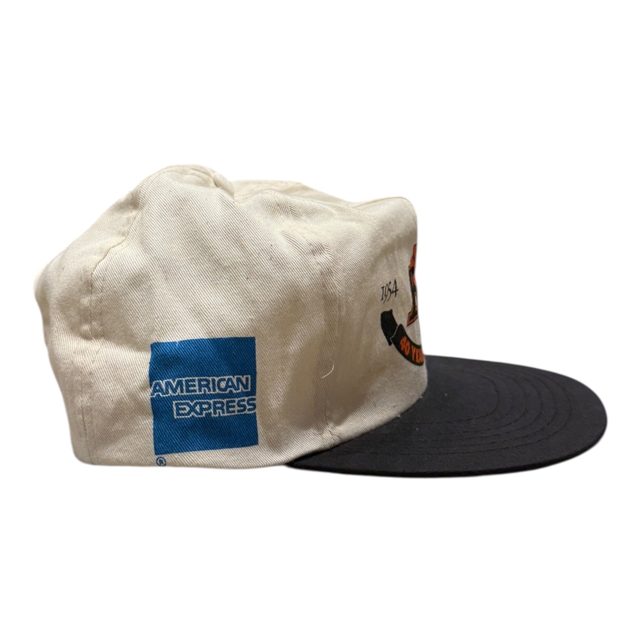 Vintage 1994 Signed Luis Passaglia BC Lions Snapback Hat White