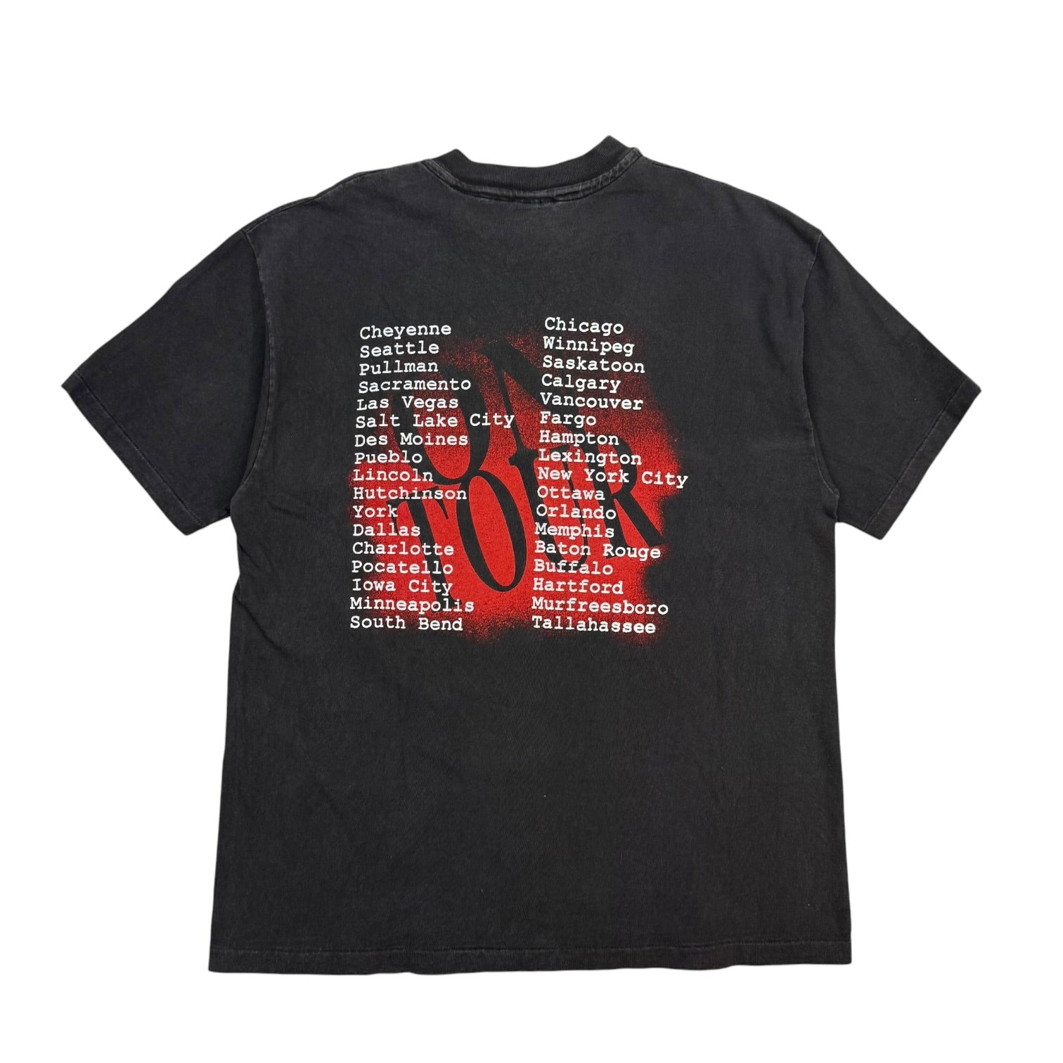 1993 Garth Brooks On Tour Tee Black