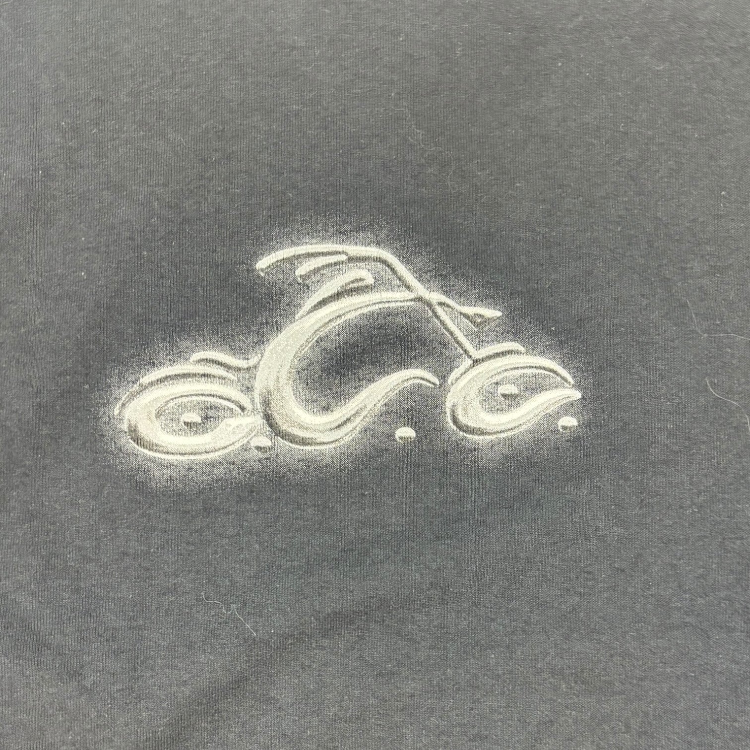 Vintage Orange County Choppers Flaming Sword Long Sleeve Shirt Black