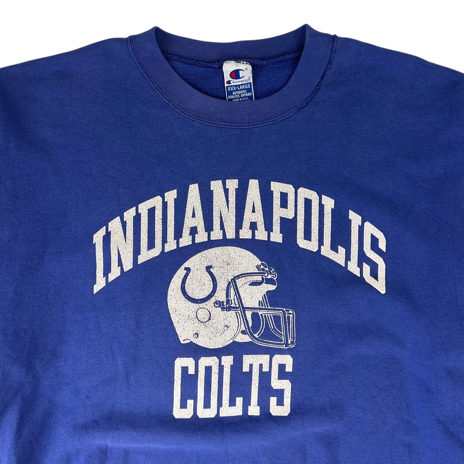 Vintage Indianapolis Colts Crewneck Sweater Blue