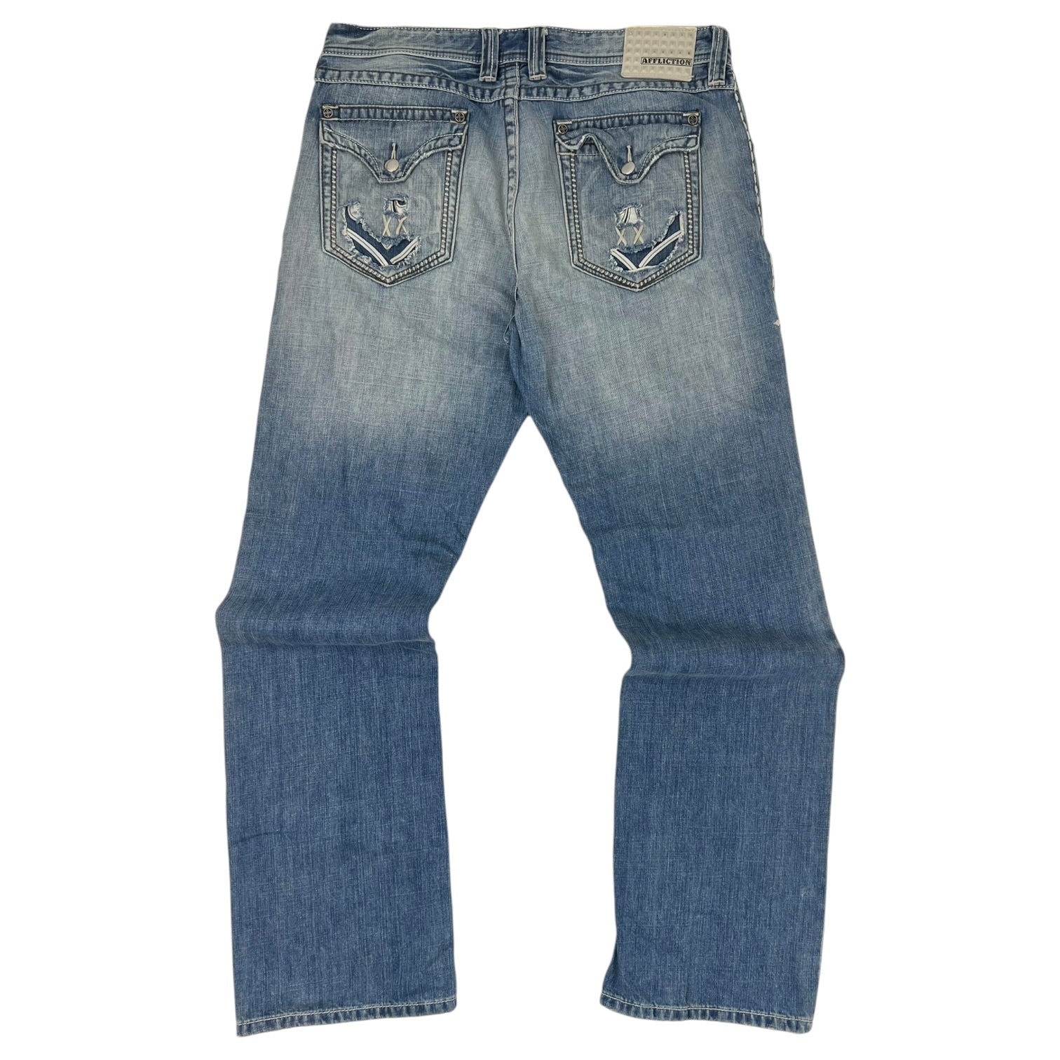 Vintage Y2K Affliction “Blake” Jeans Blue
