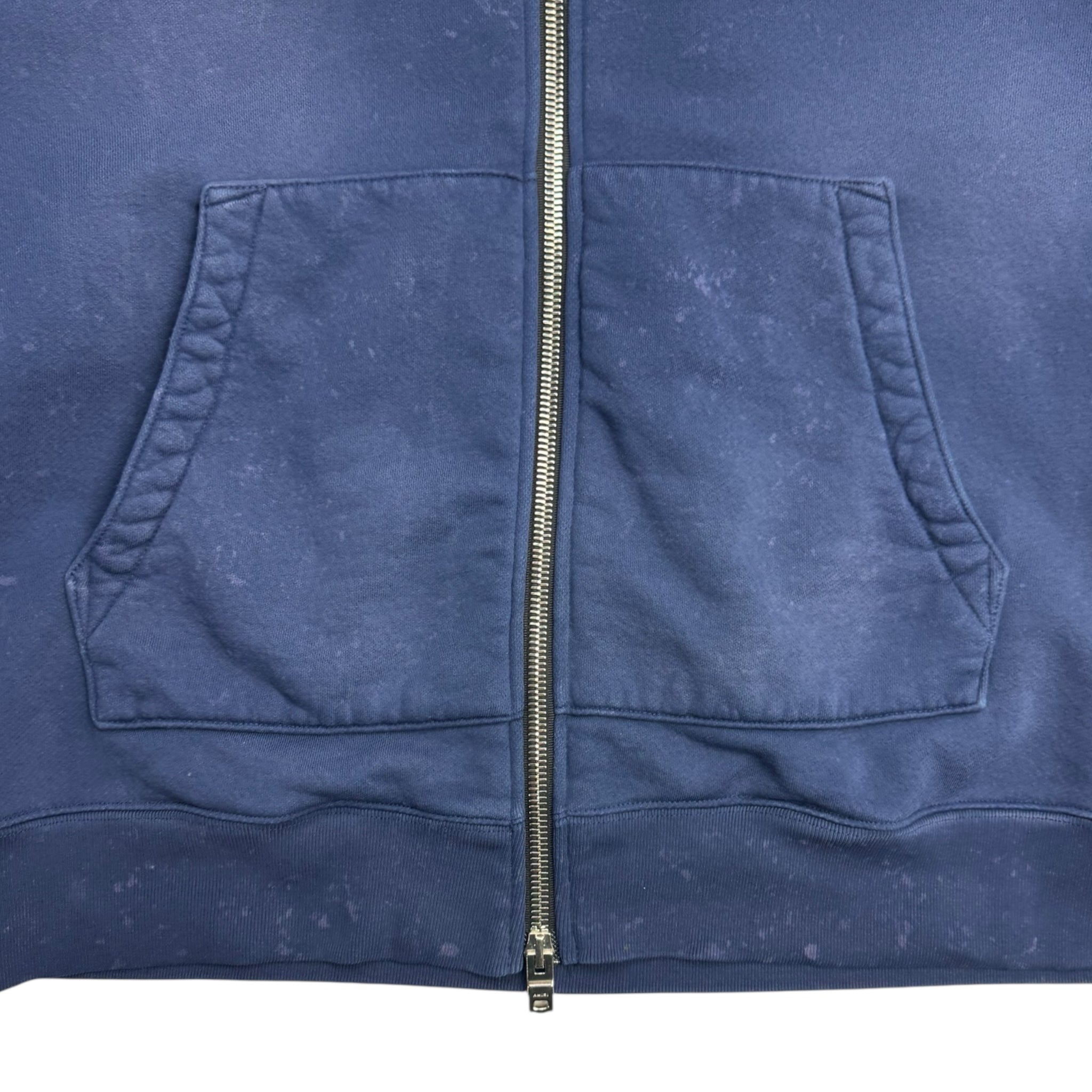 Amiri Collegiate Zip Hoodie Navy