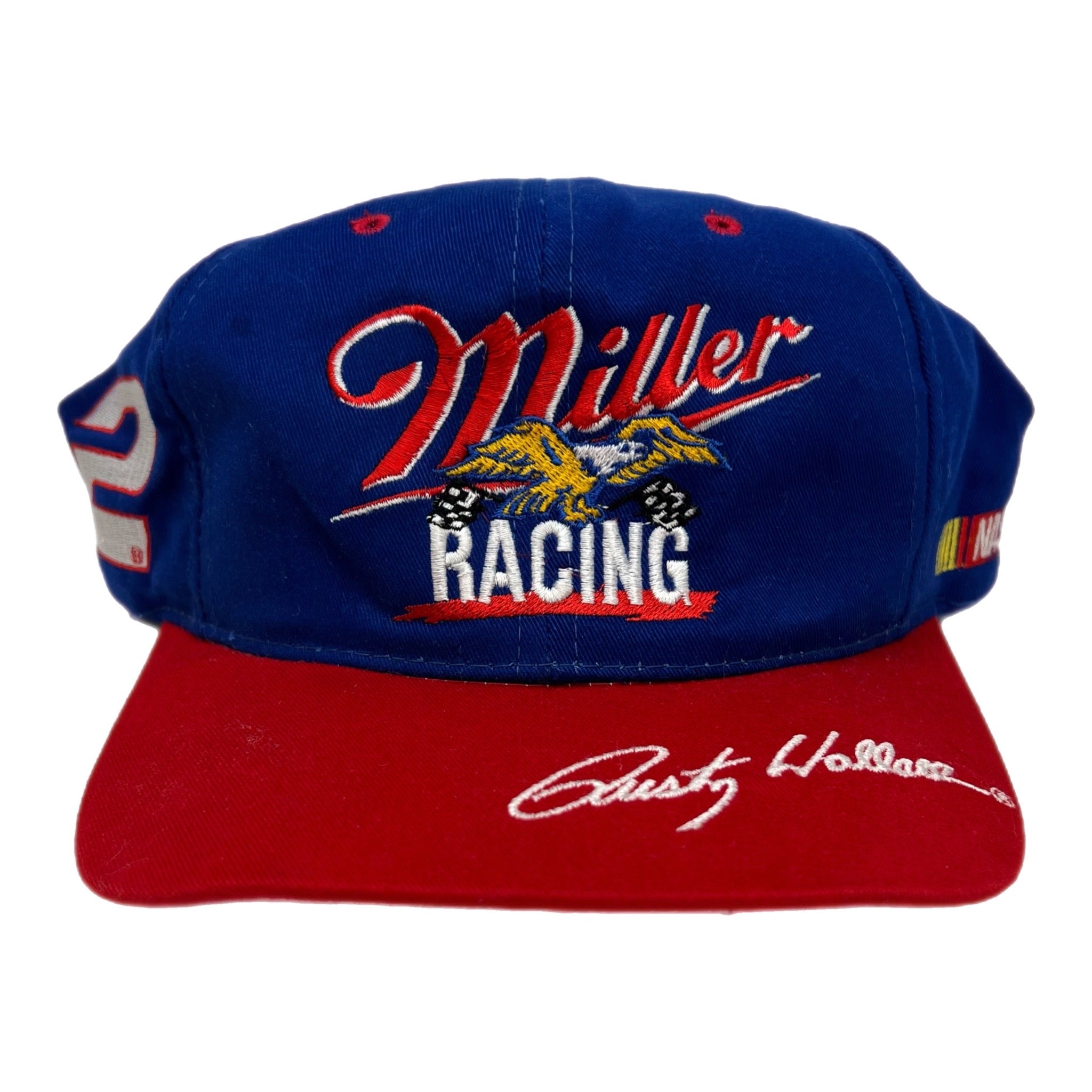 Vintage Rusty Wallace Miller Racing Nascar Hat