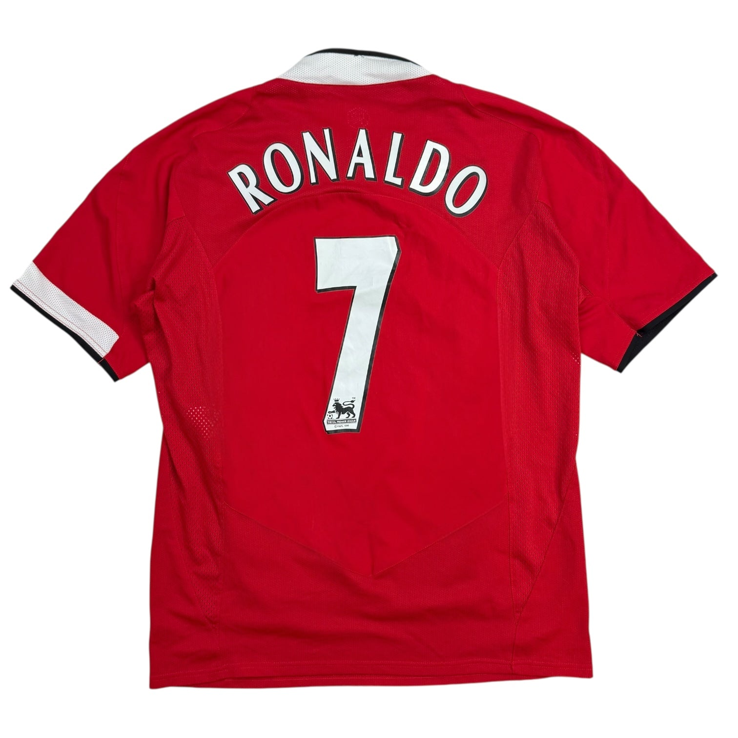 2006 Nike T90 Manchester United Cristiano Ronaldo Jersey Red