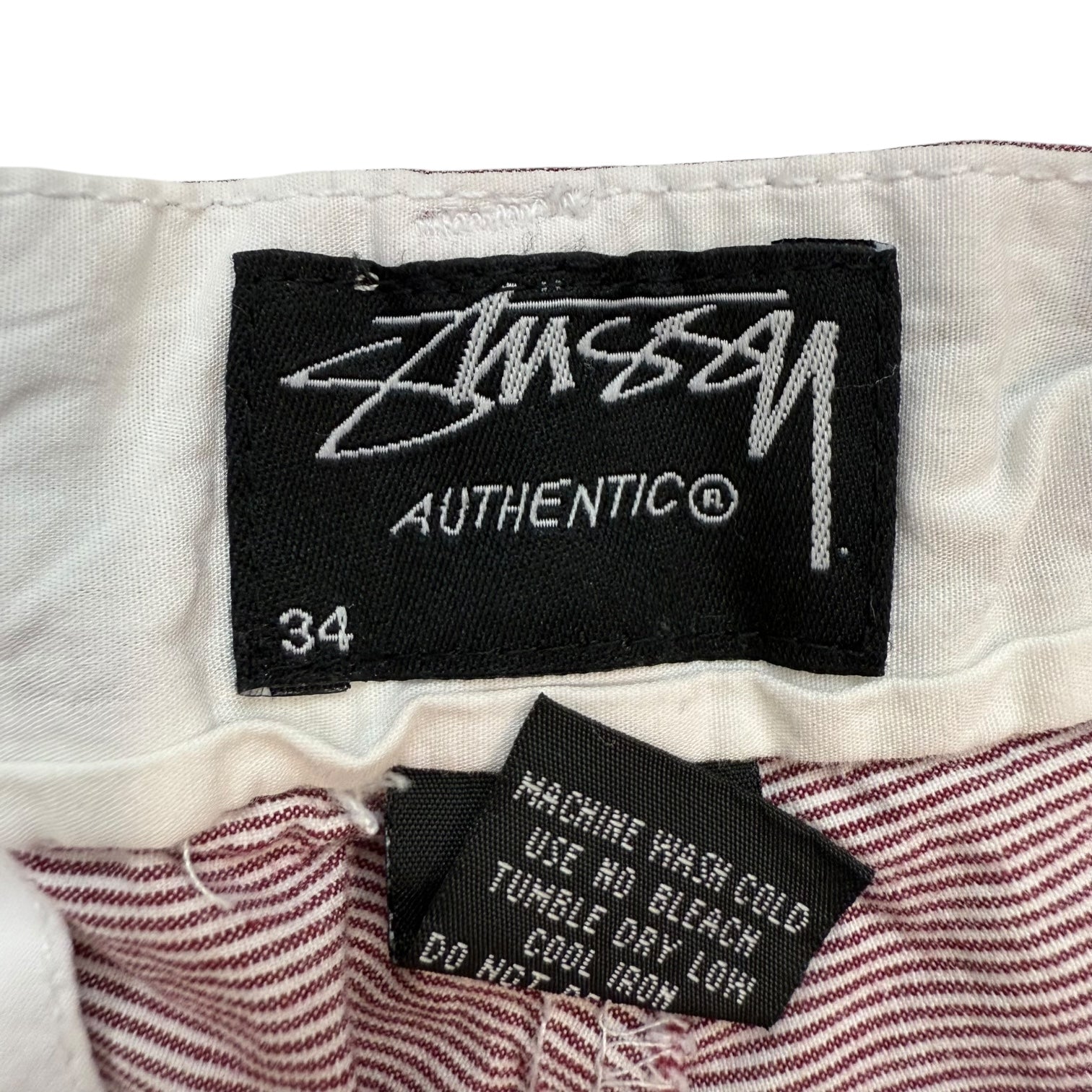 Stussy Striped Shorts Red/White