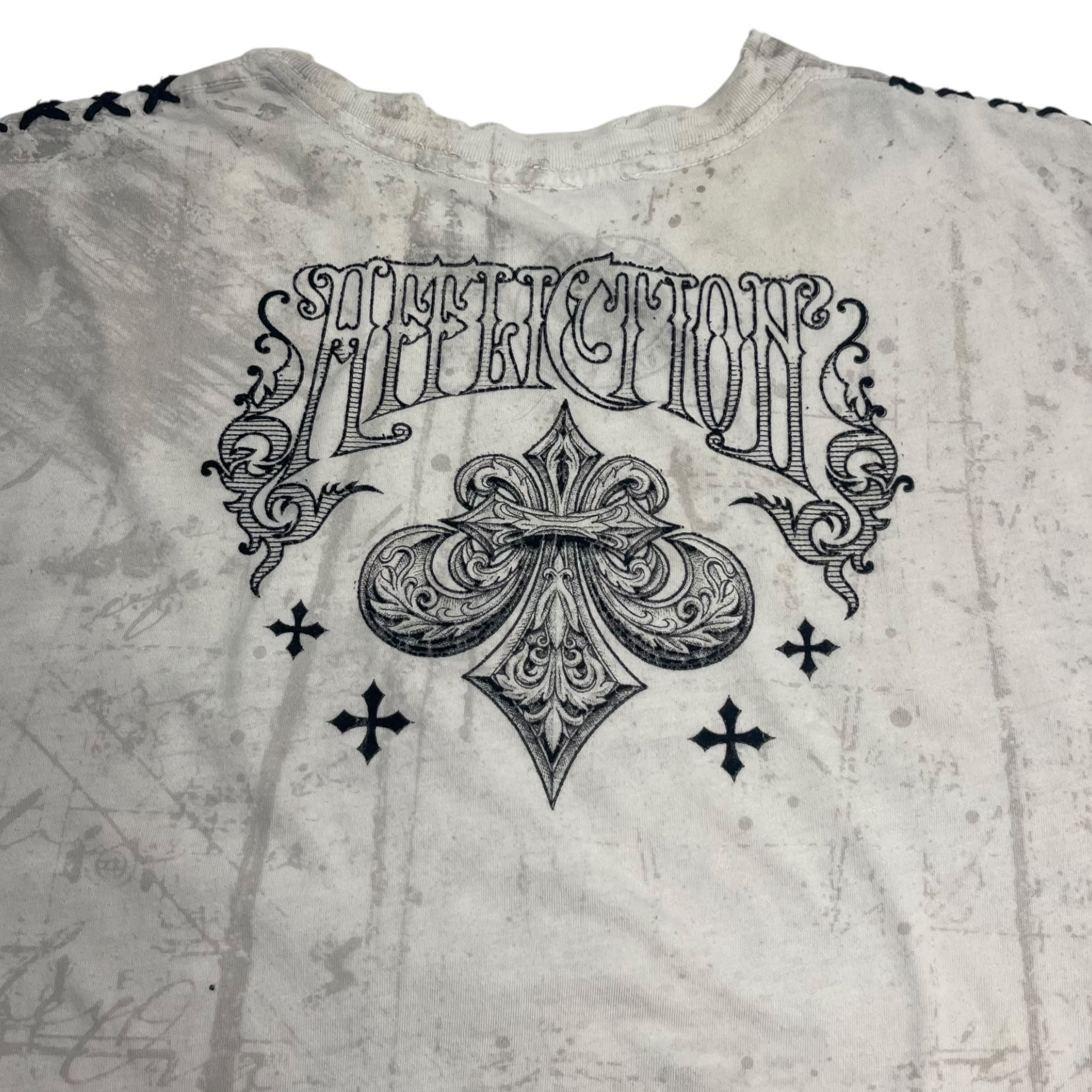 Y2K Affliction Seam Stitched Cyber T-Shirt