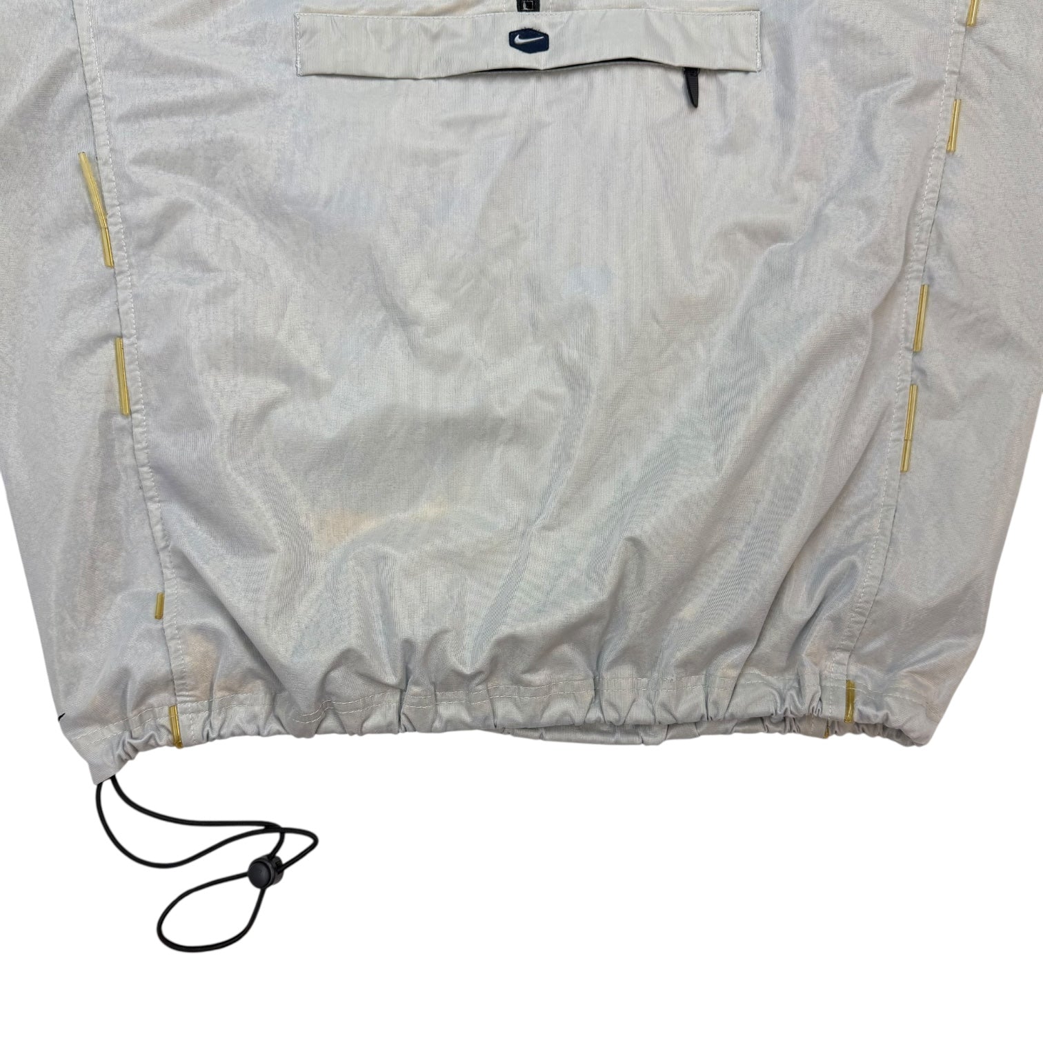 Vintage Nike Pullover Windbreaker Hoodie Grey