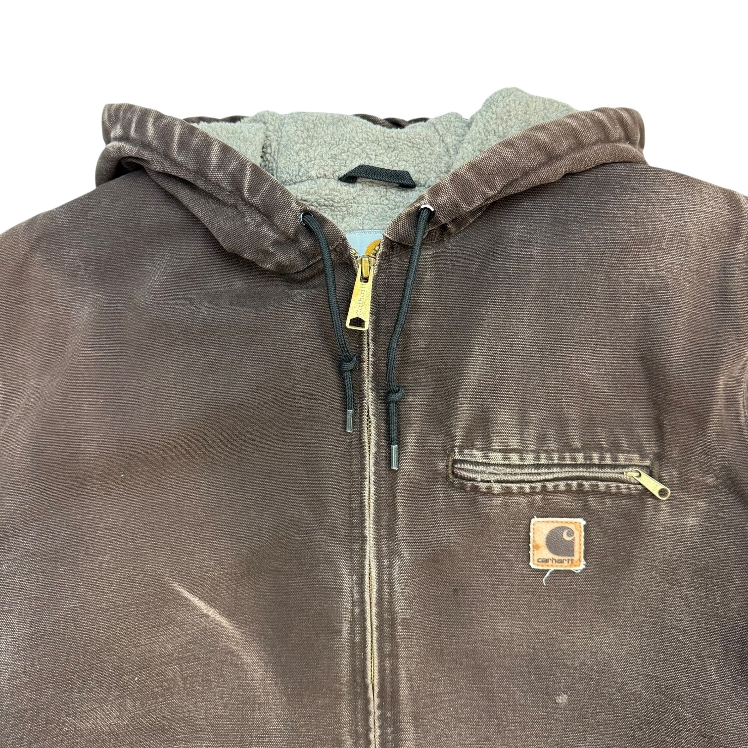 Vintage Carhartt Sherpa Lined Active Jacket Dark Brown