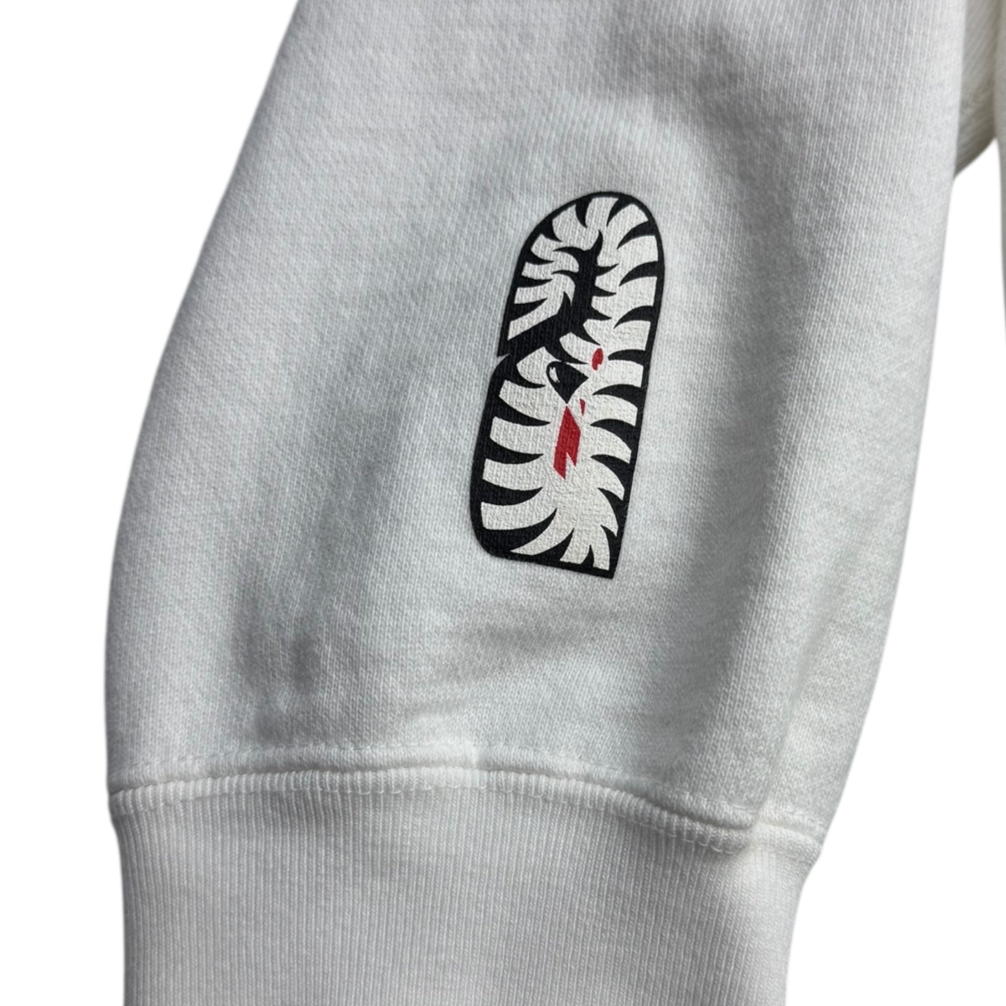 Bape White Tiger Full Zip Hoodie