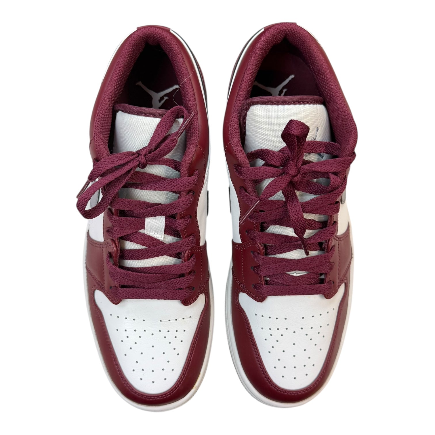 Jordan 1 Low White Bordeaux (Used)
