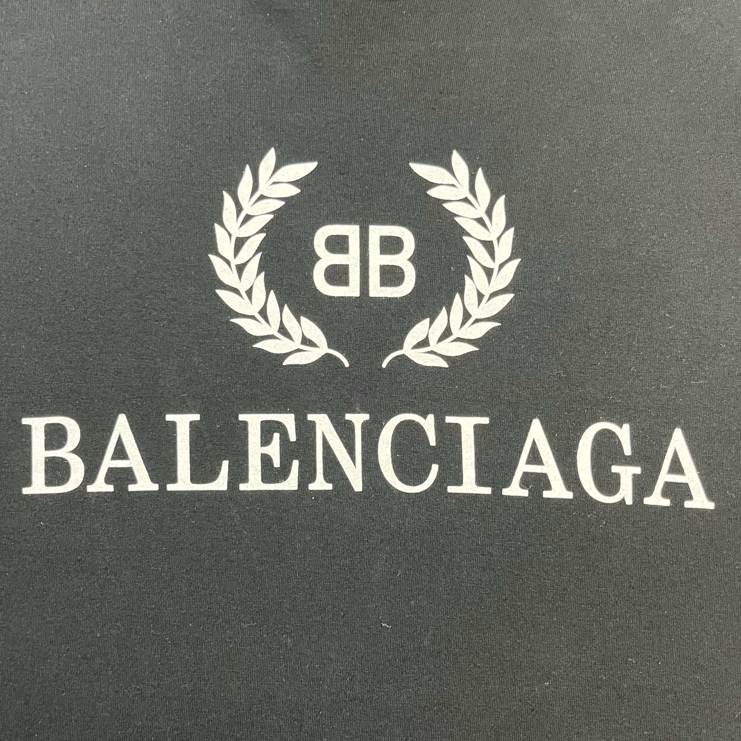 Balenciaga Logo Tee Black