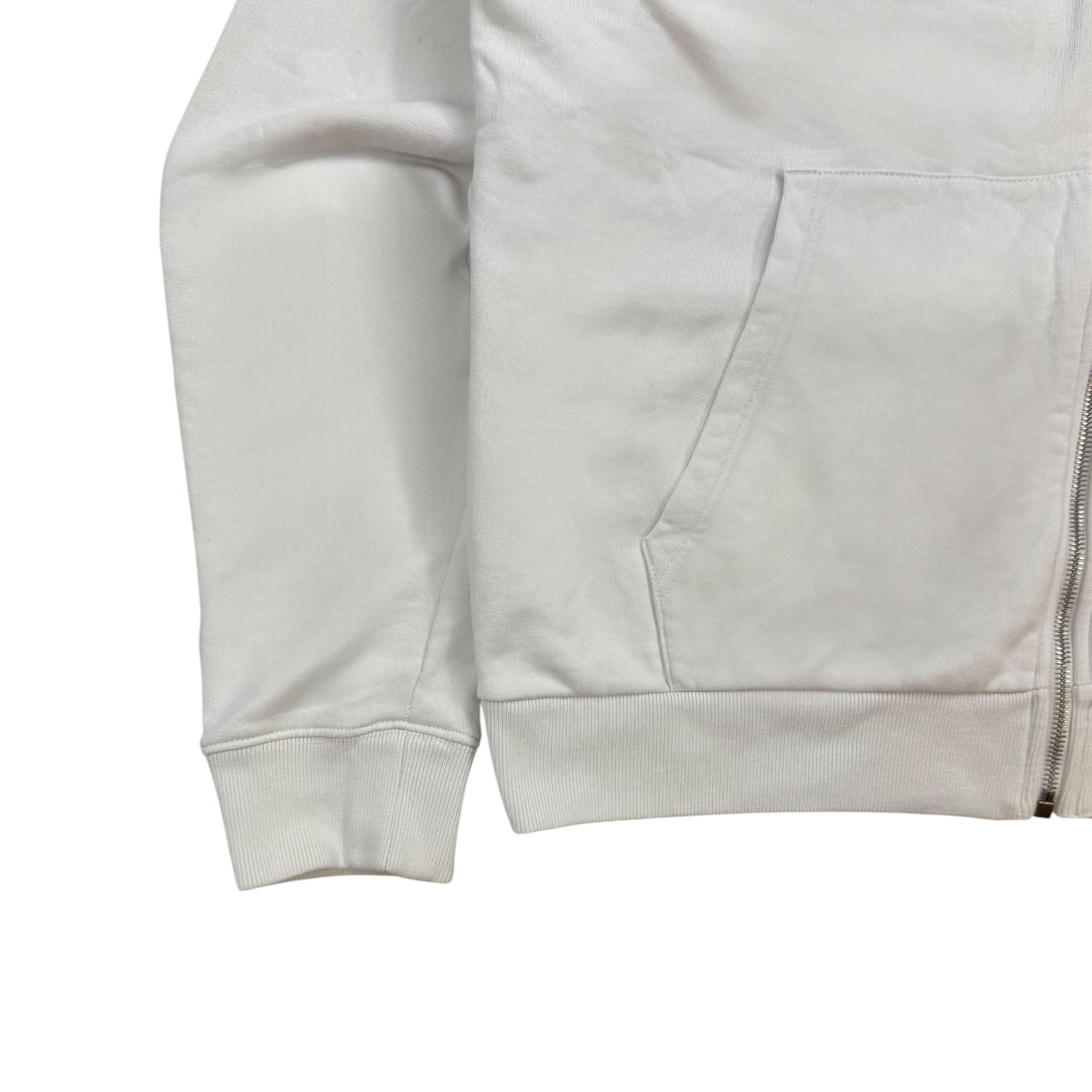 Off-White Boat Zip Up Hoodie White