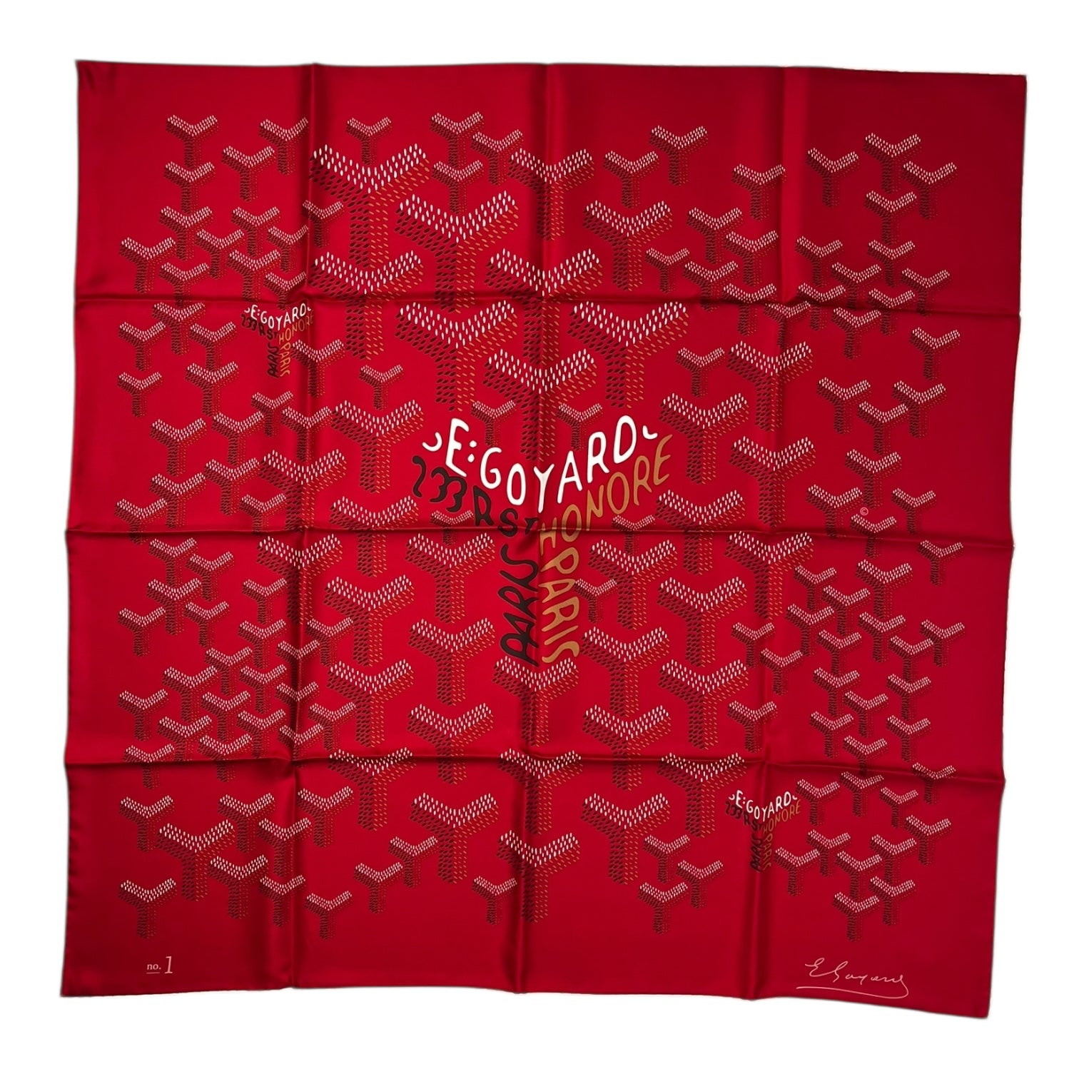 Goyard N°1 Silk Scarf