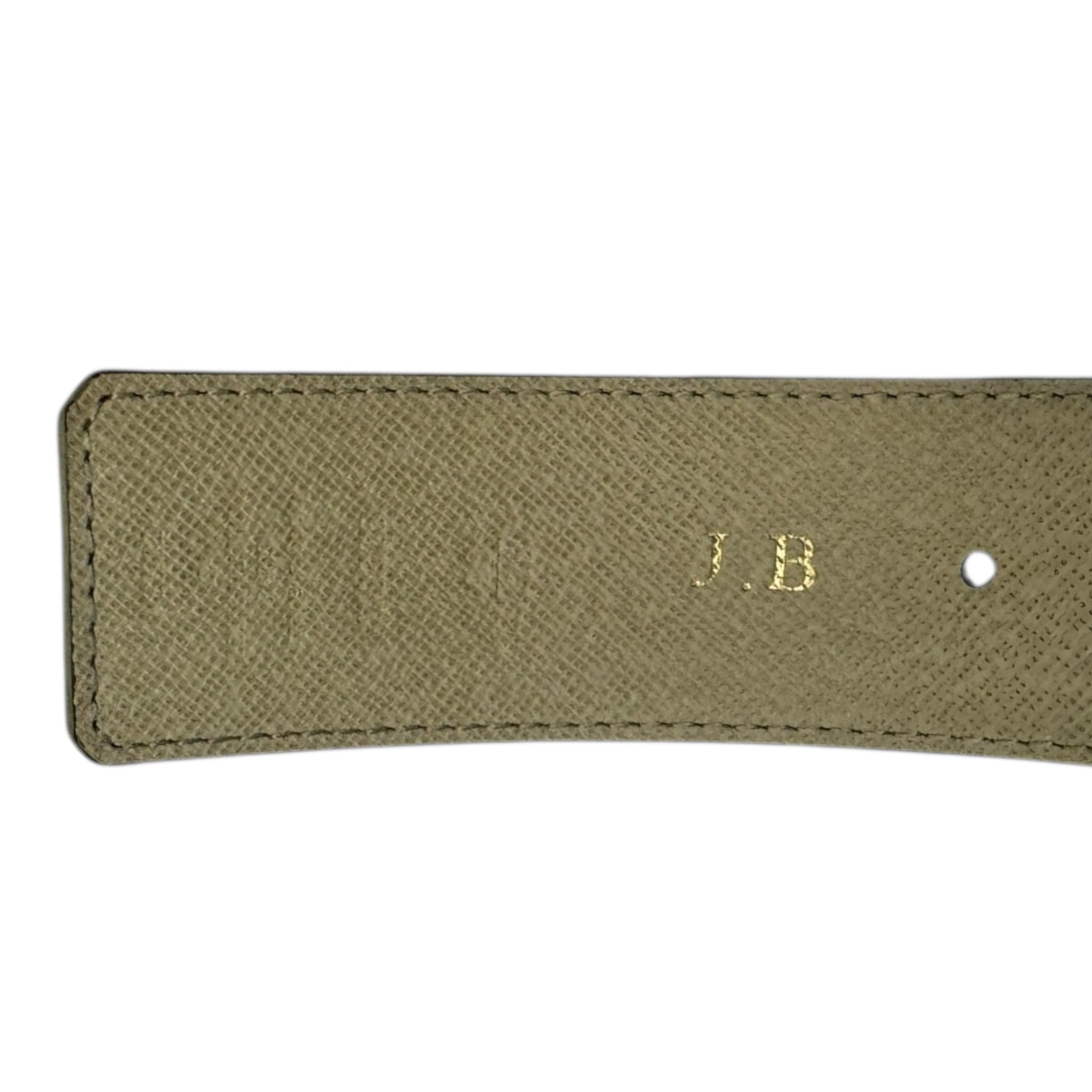 Louis Vuitton Initialed Belt Damier Azur