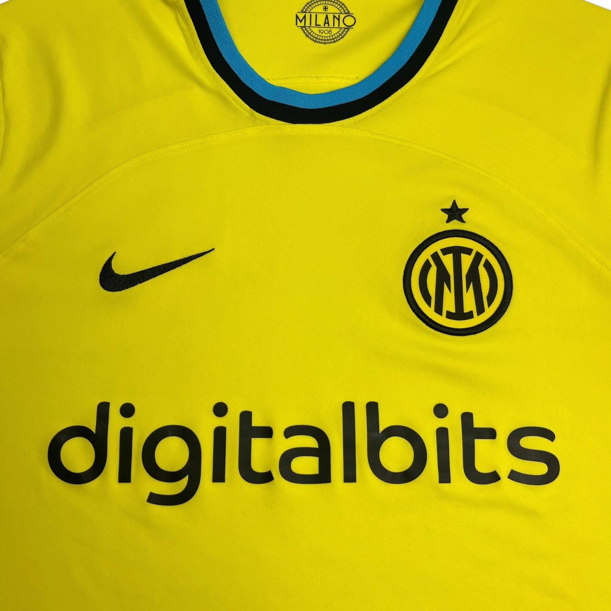 2022-23 Nike Inter Milan Third Soccer Jersey Yellow