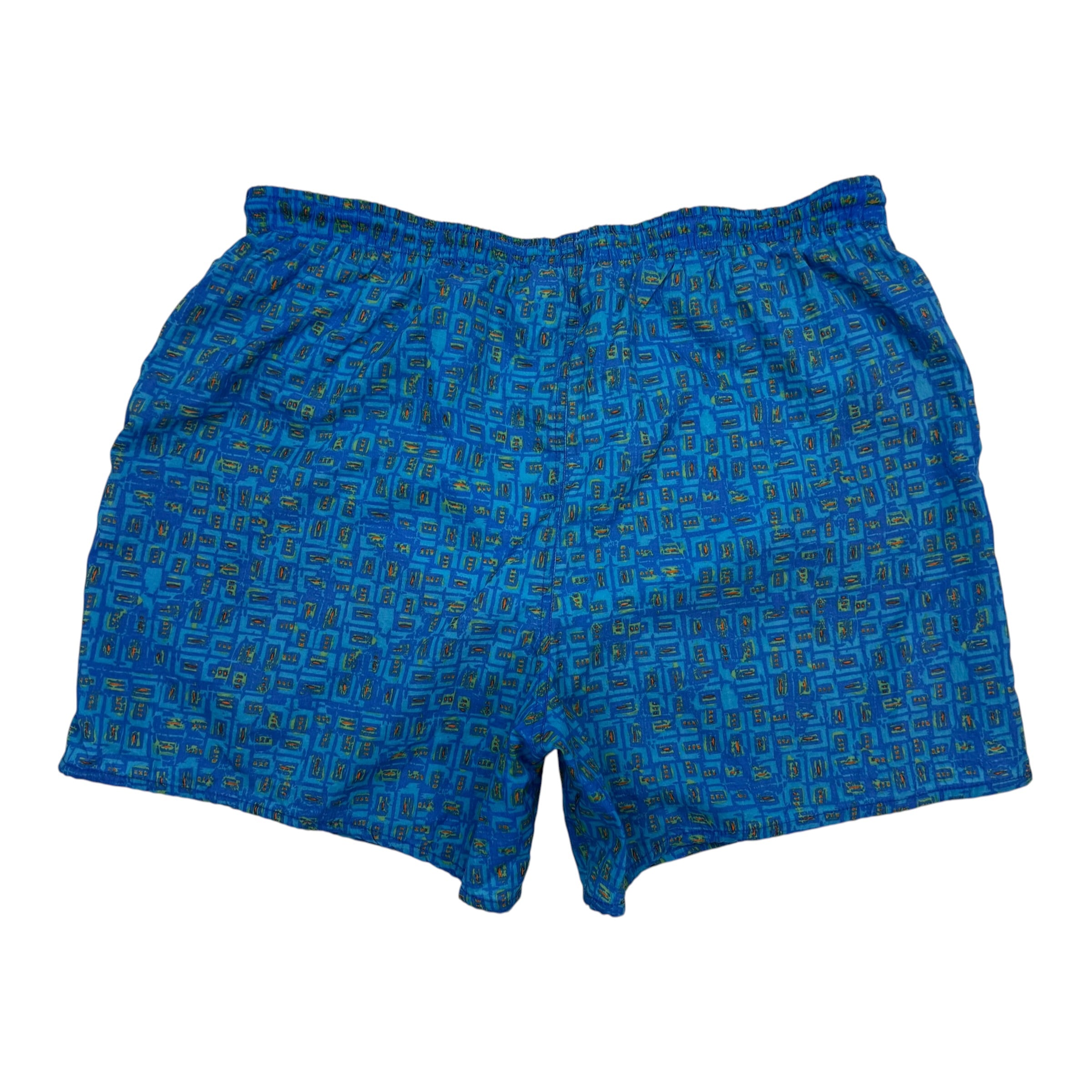 Vintage Nike Mesh Lined Shorts Multi Blue