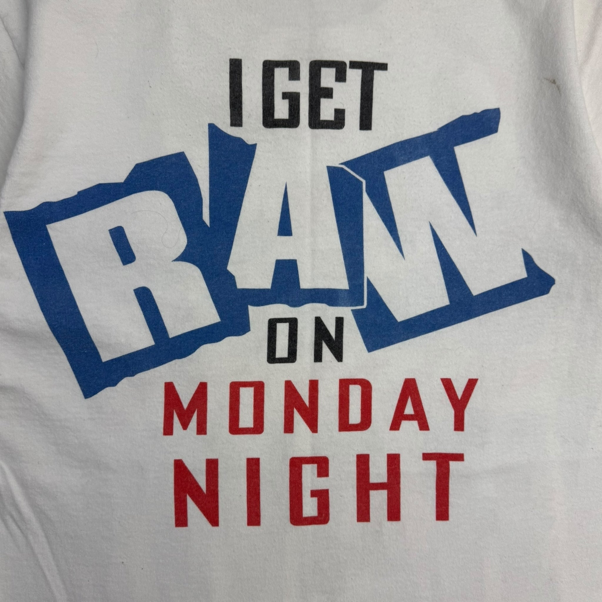 1995 WWF Monday Night Raw "I Get Raw" T-Shirt