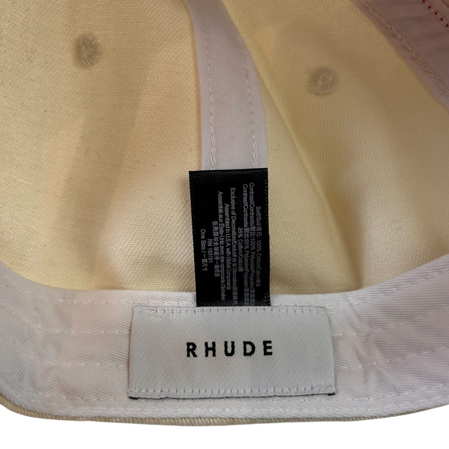 Rhude Mont Rhude Hat Red/White