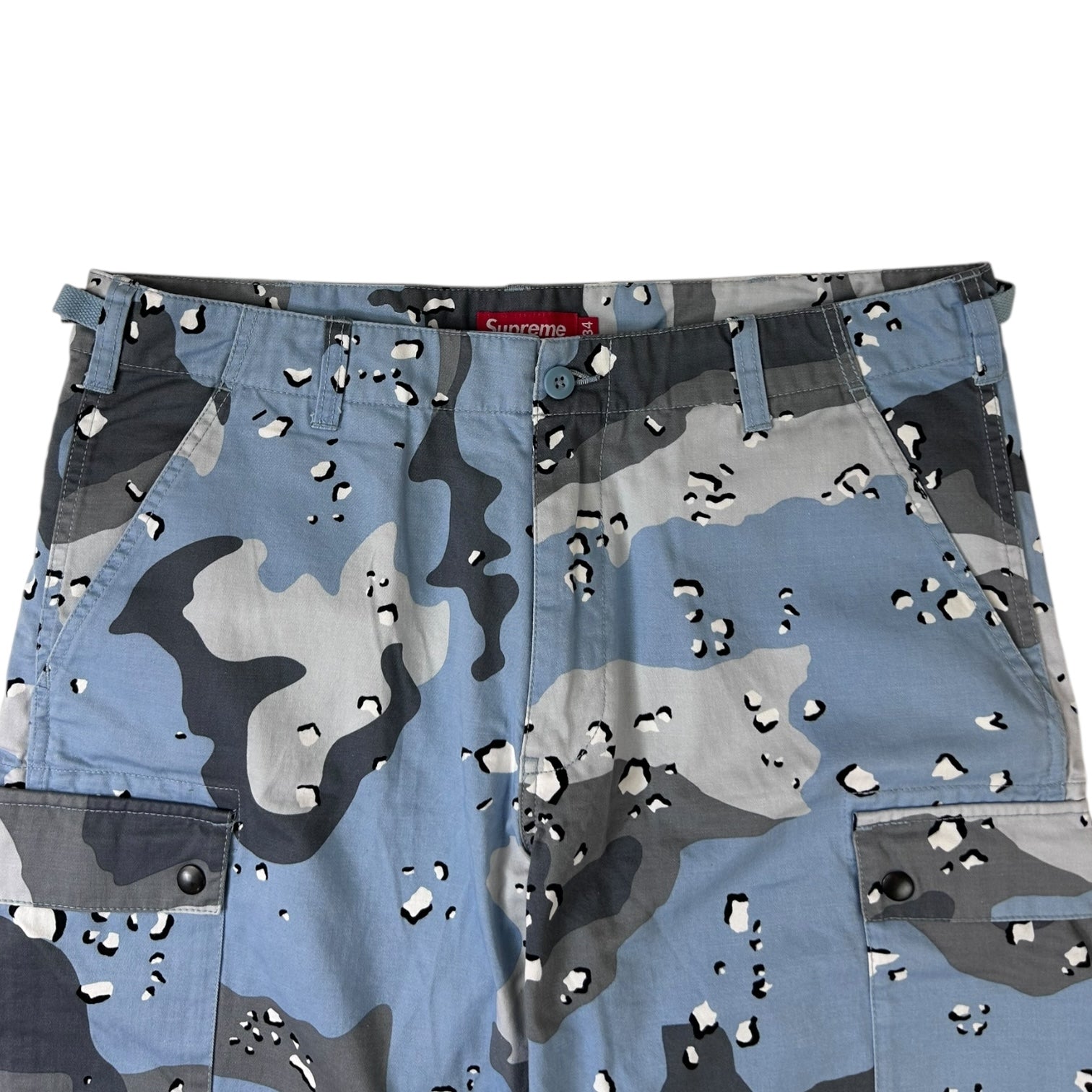 Supreme Cargo Shorts Blue Camo