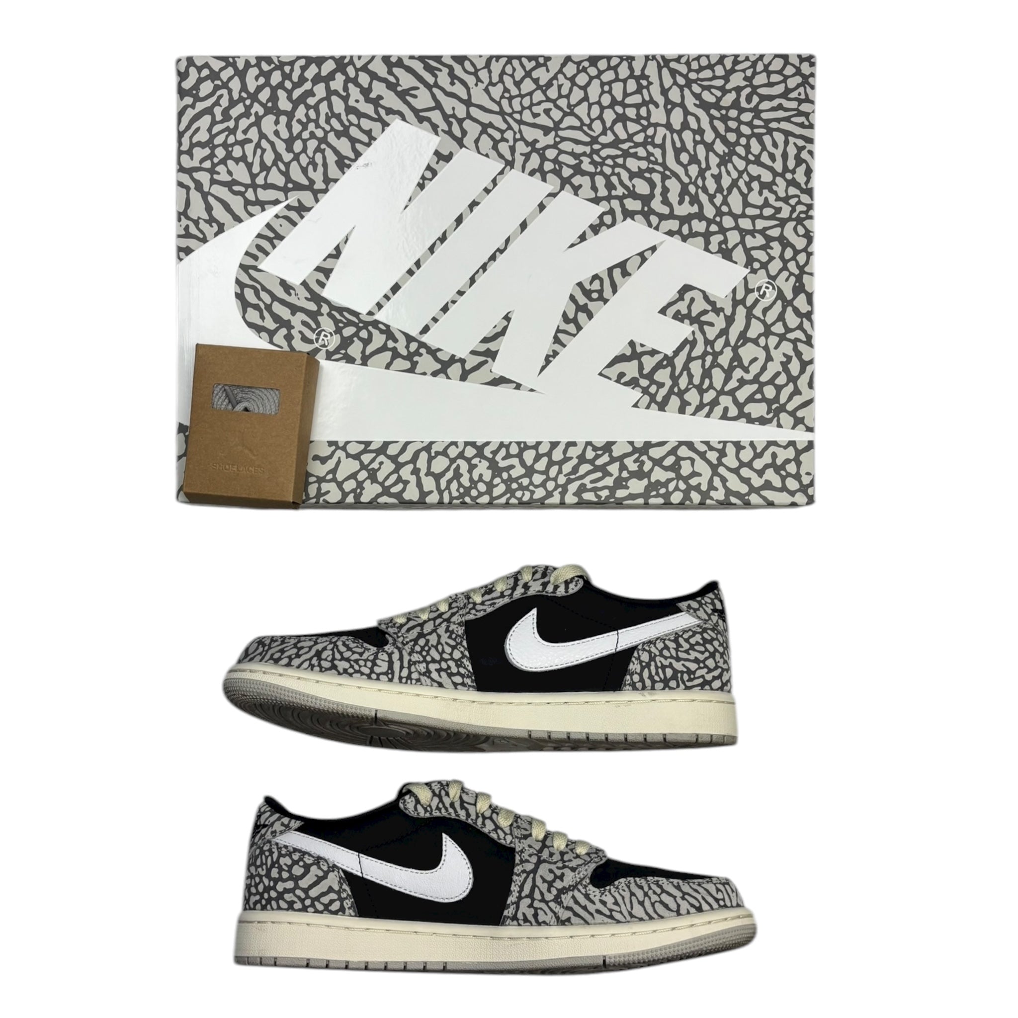 Jordan 1 Retro Low OG Black Cement (Used)