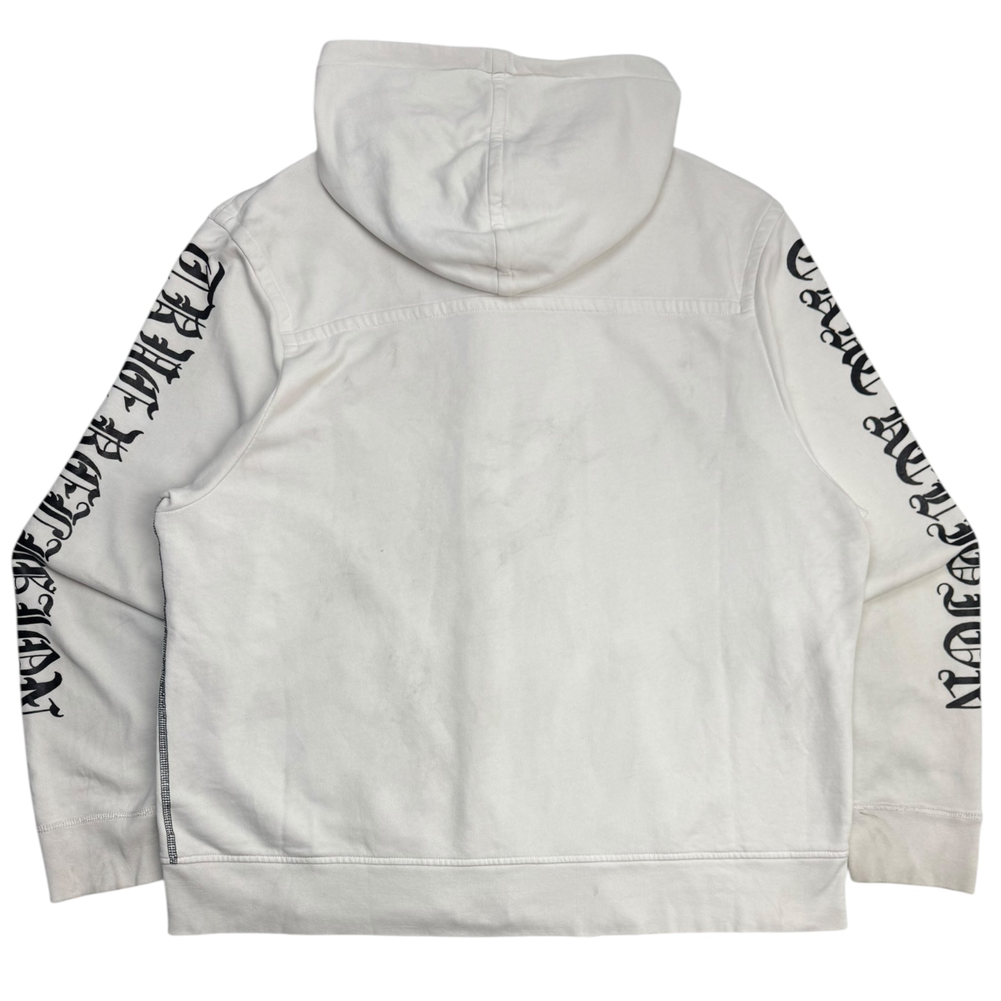 Y2K True Religion Gothic Spellout Zip Up Hoodie