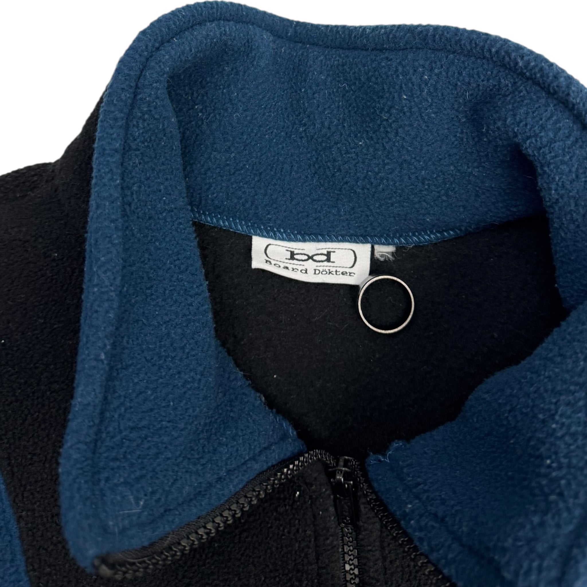 Vintage Y2K Board Dokter Big Stripe Zip Fleece