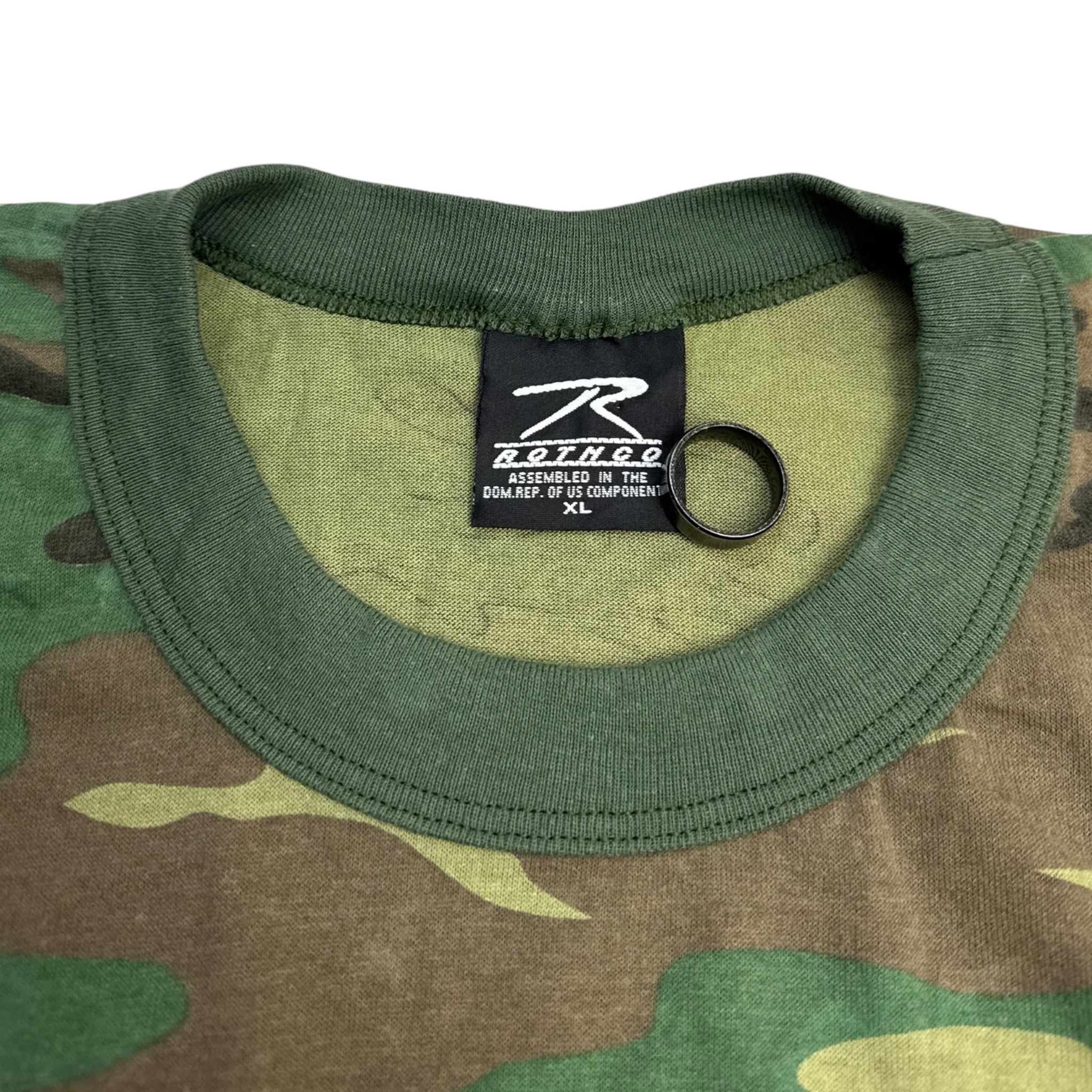 Vintage Woodland Camo Longsleeve T-Shirt