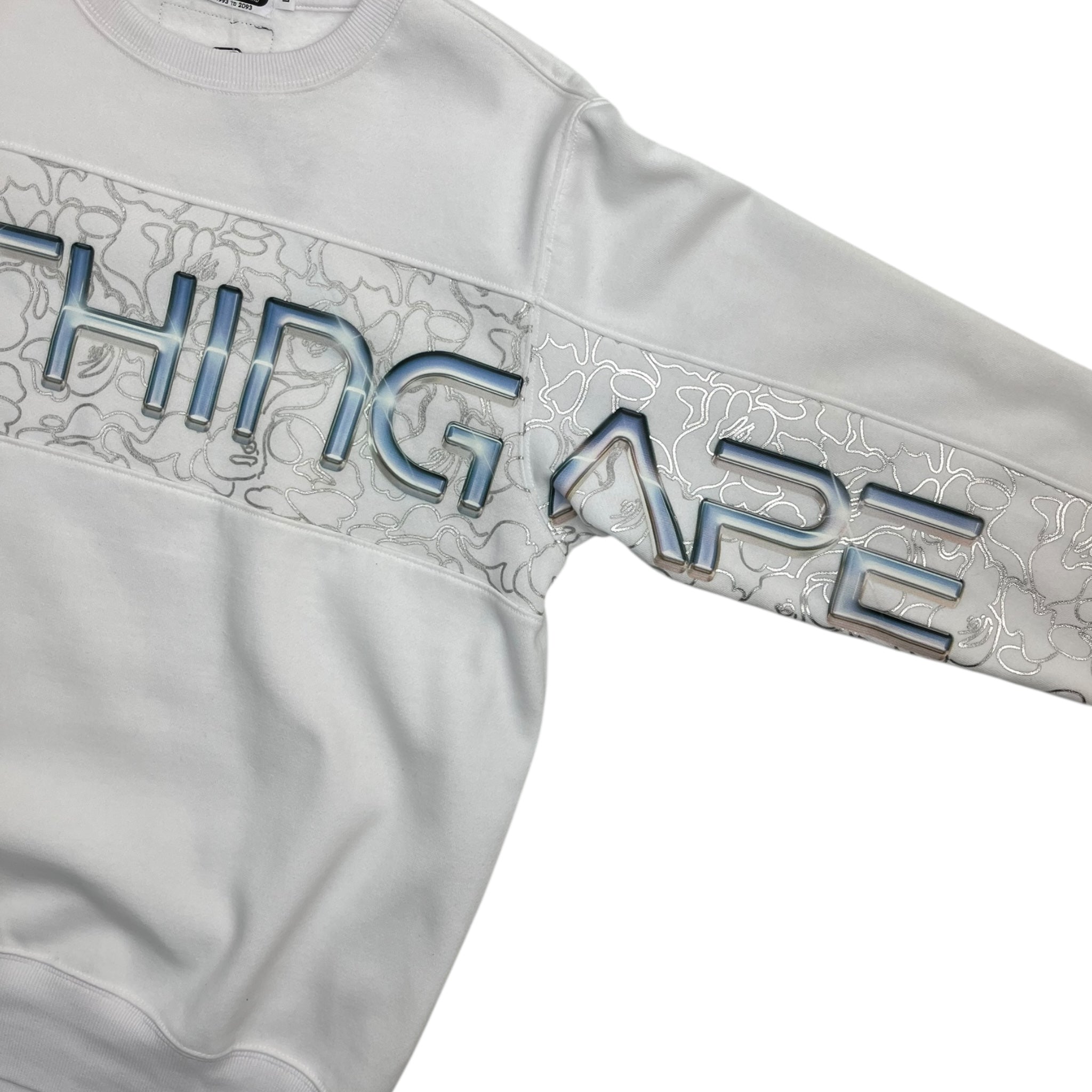 Bape x Hajime Sorayama Crewneck White