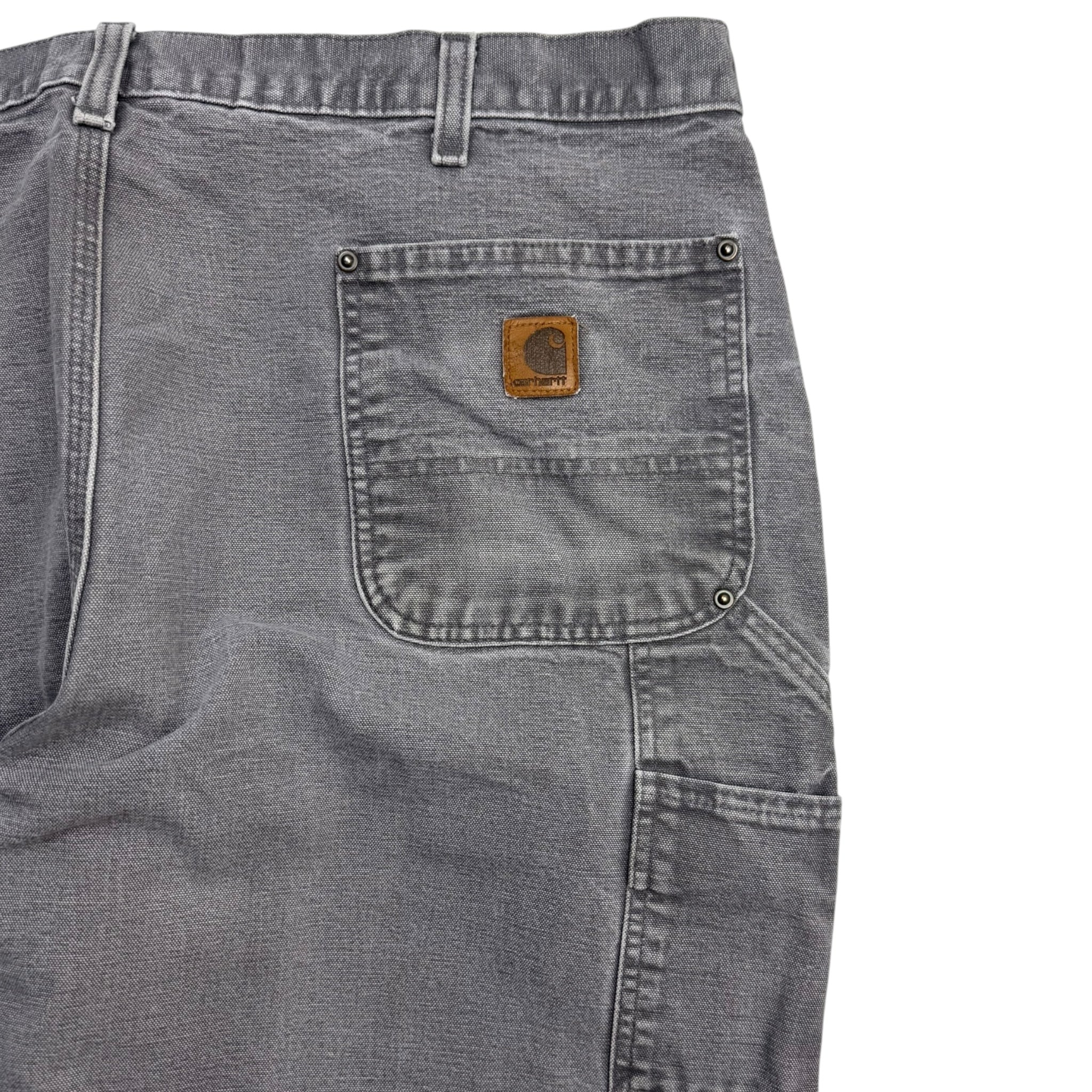 Vintage Carhartt Double Knee Bottoms Faded Grey